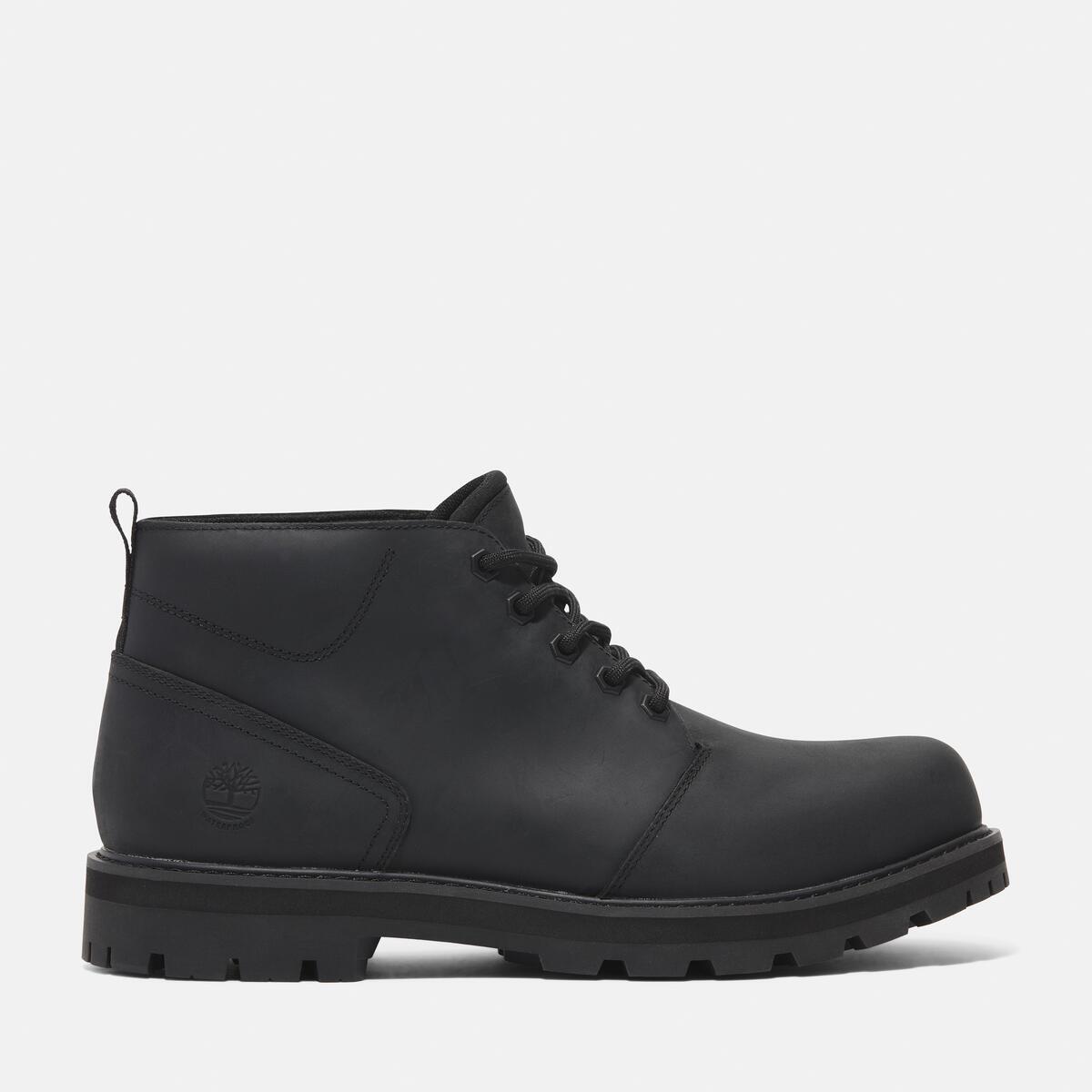 Buy Men s Britton Road Waterproof Chukka in Black Full Grain Online at TIMBERLAND Timberland NZ