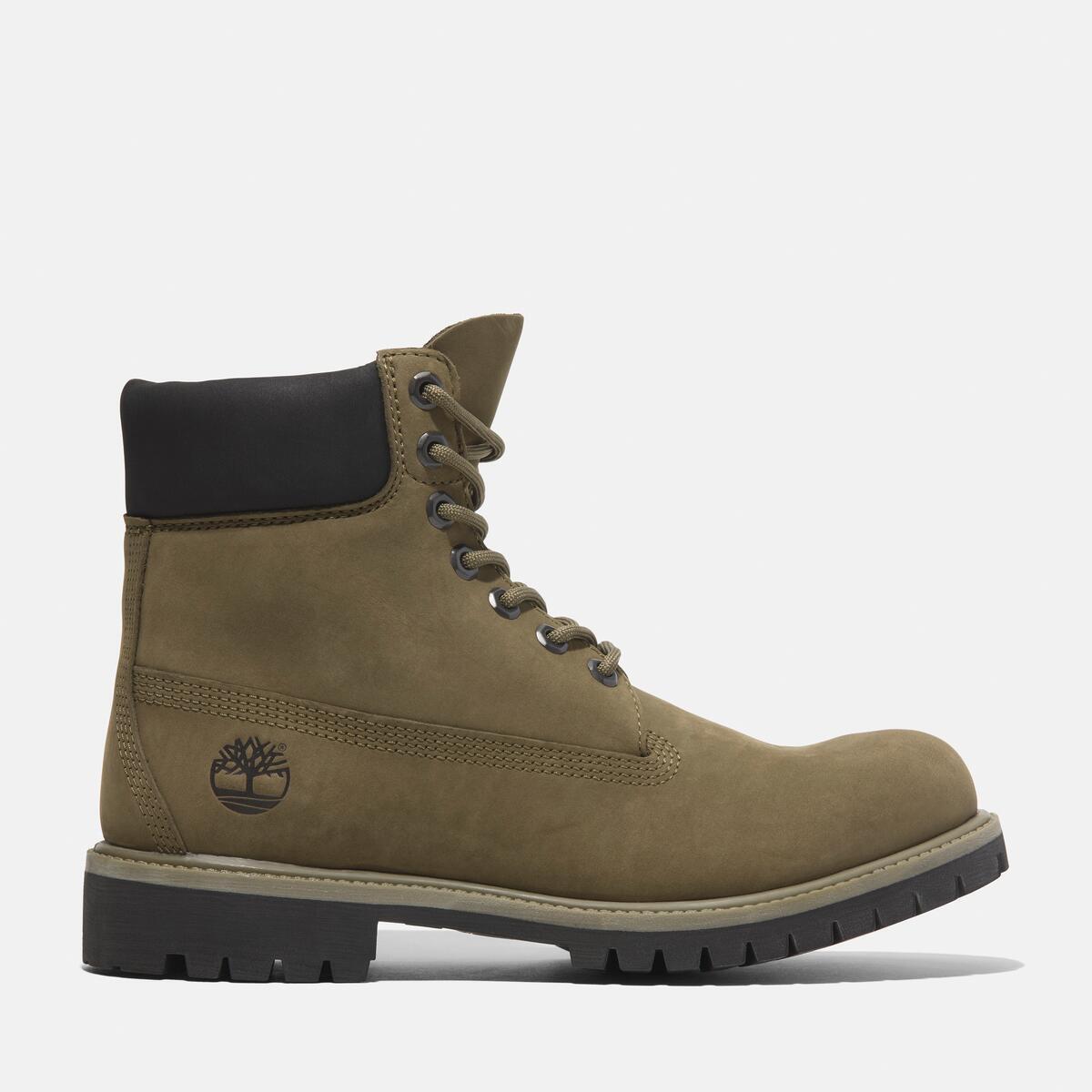 【新作入荷!!】  Buy Men's Nubuck Olive in Boot Waterproof Premium 6-Inch 靴