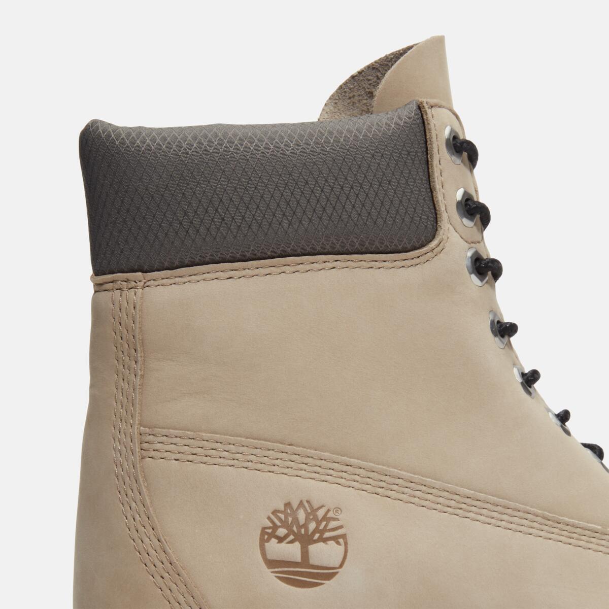 TIMBERLAND Men's 6-Inch Premium Waterproof Boot Light Brown Nubuck - Image 7