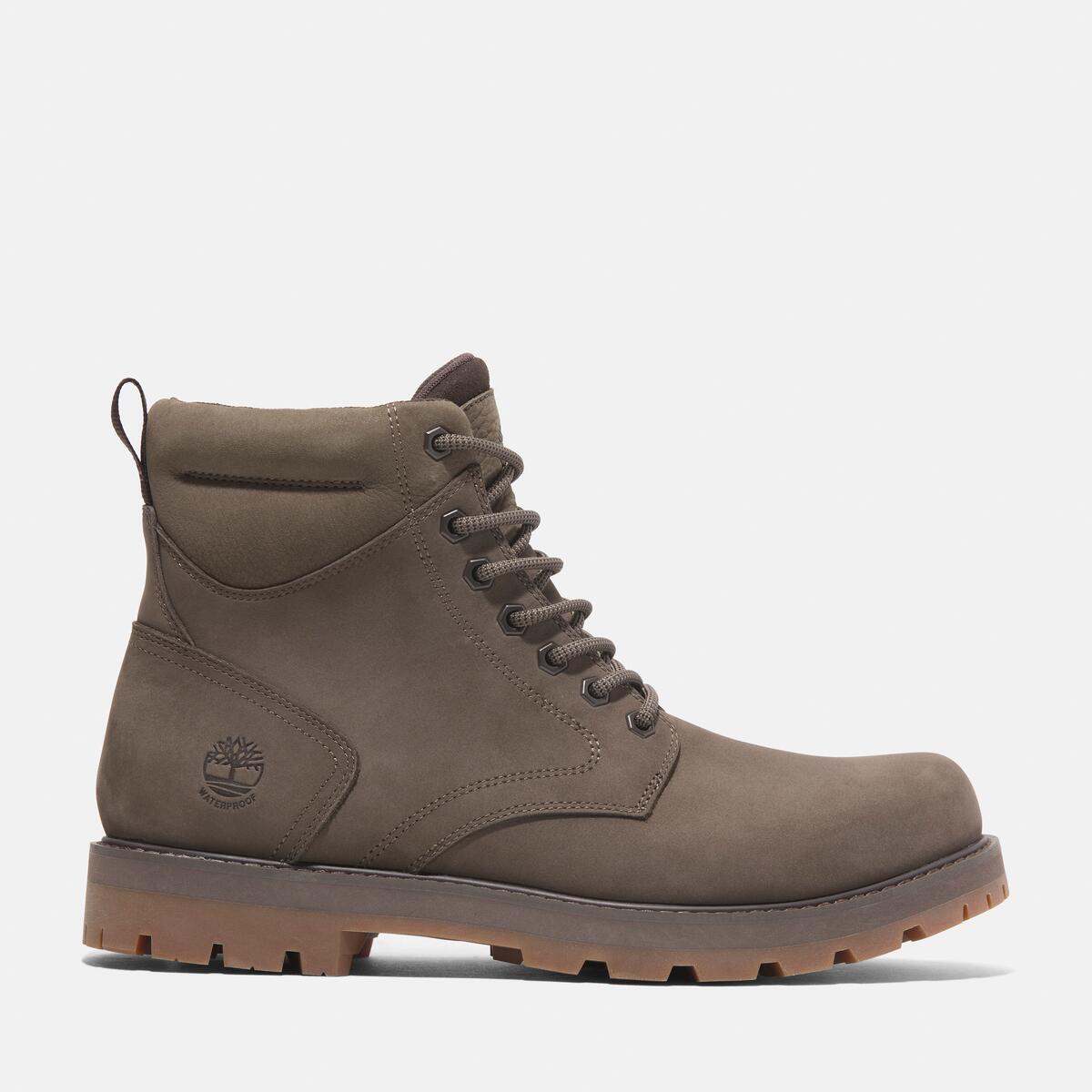 TIMBERLAND Men's Britton Road Waterproof Boot Medium Brown Nubuck - Image 1