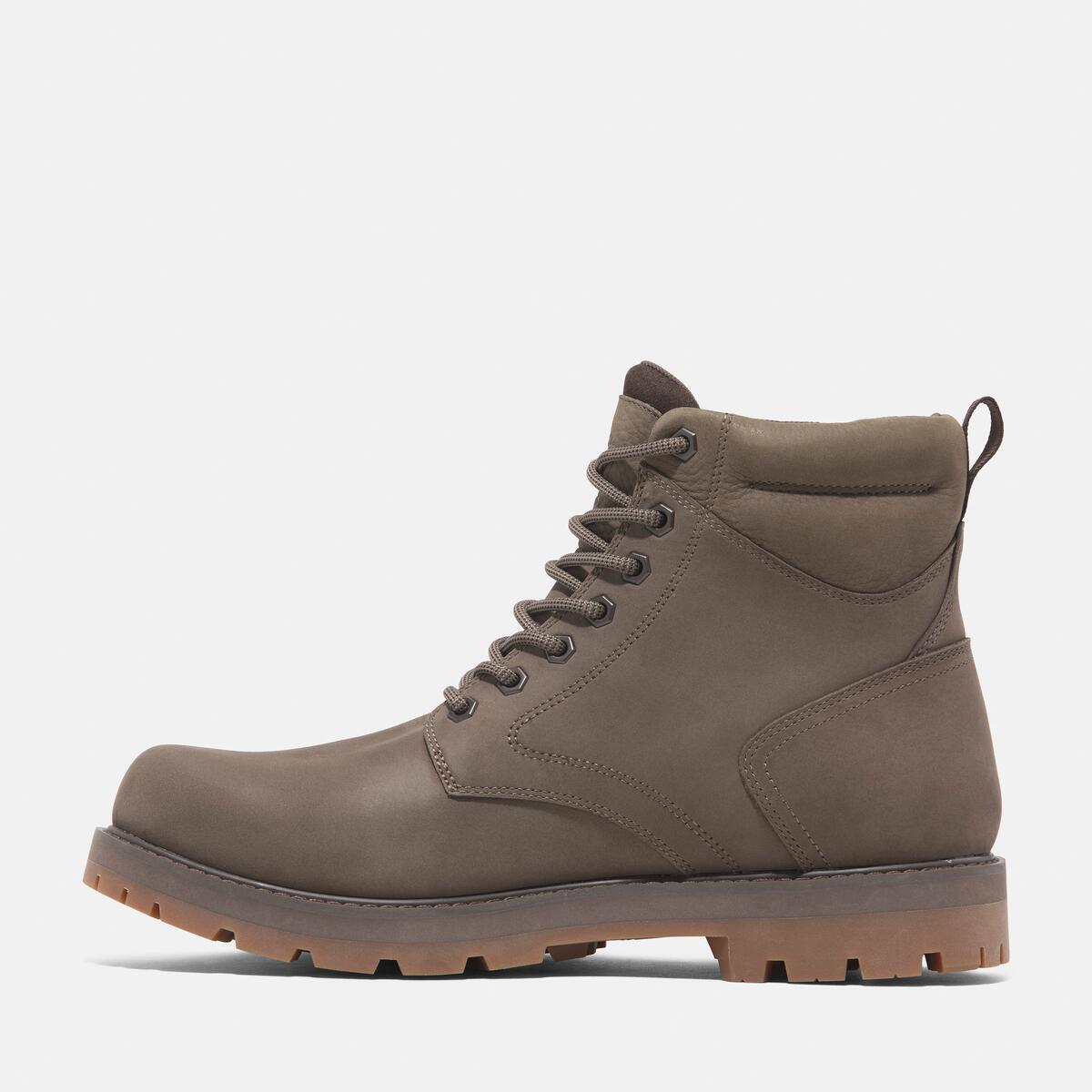 TIMBERLAND Men's Britton Road Waterproof Boot Medium Brown Nubuck - Image 6