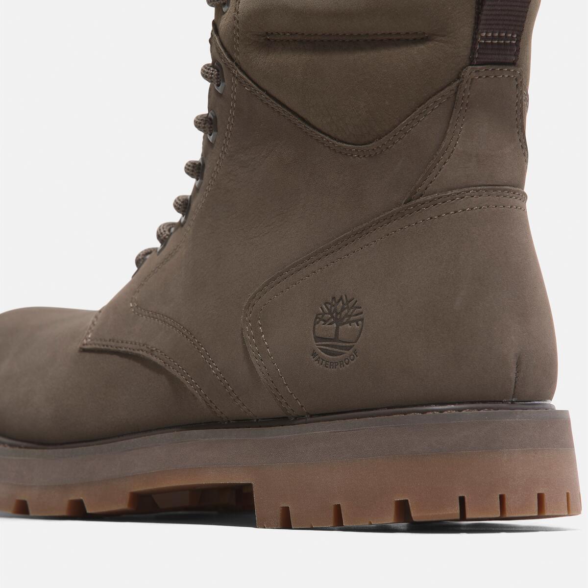 TIMBERLAND Men's Britton Road Waterproof Boot Medium Brown Nubuck - Image 7