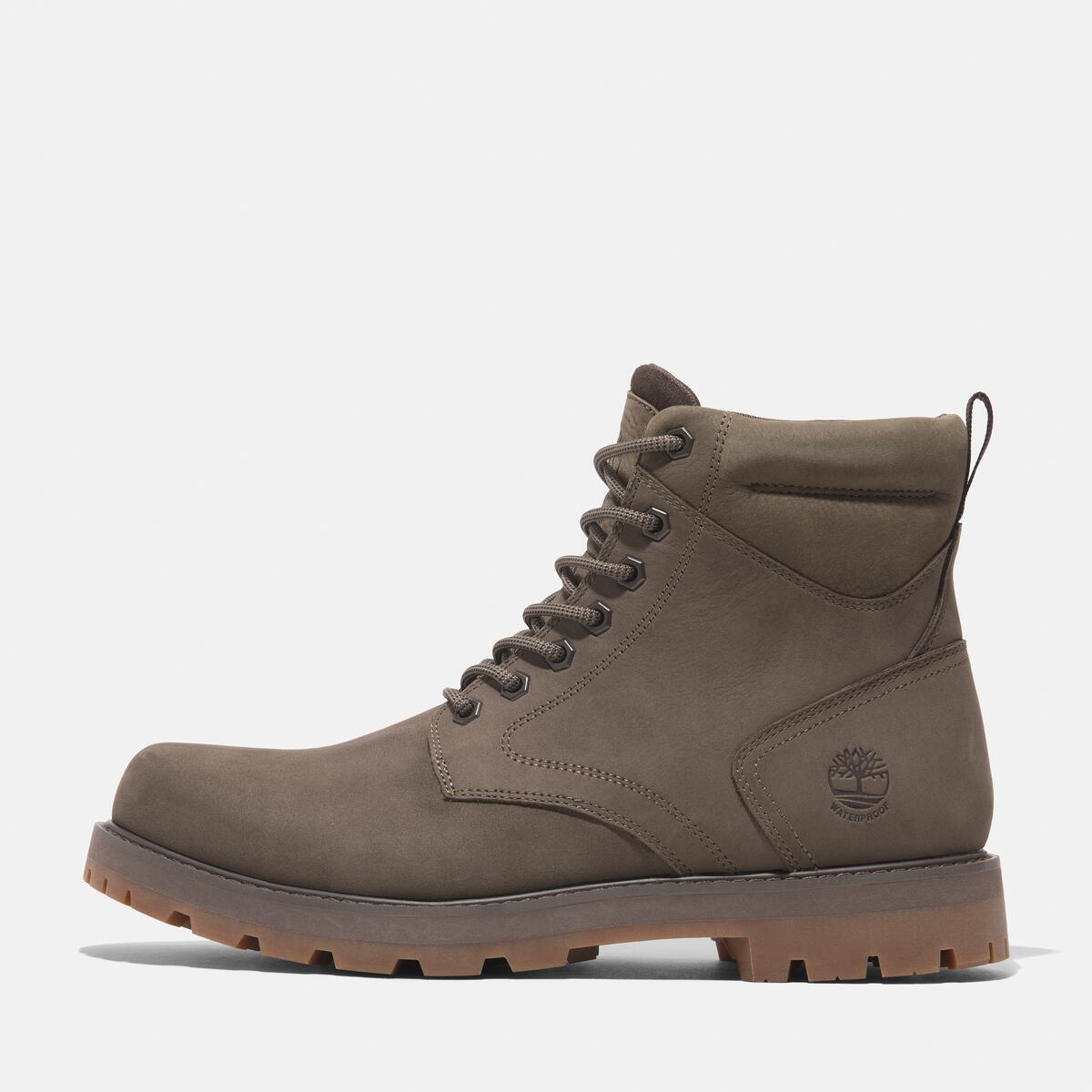 TIMBERLAND Men's Britton Road Waterproof Boot Medium Brown Nubuck - Image 8