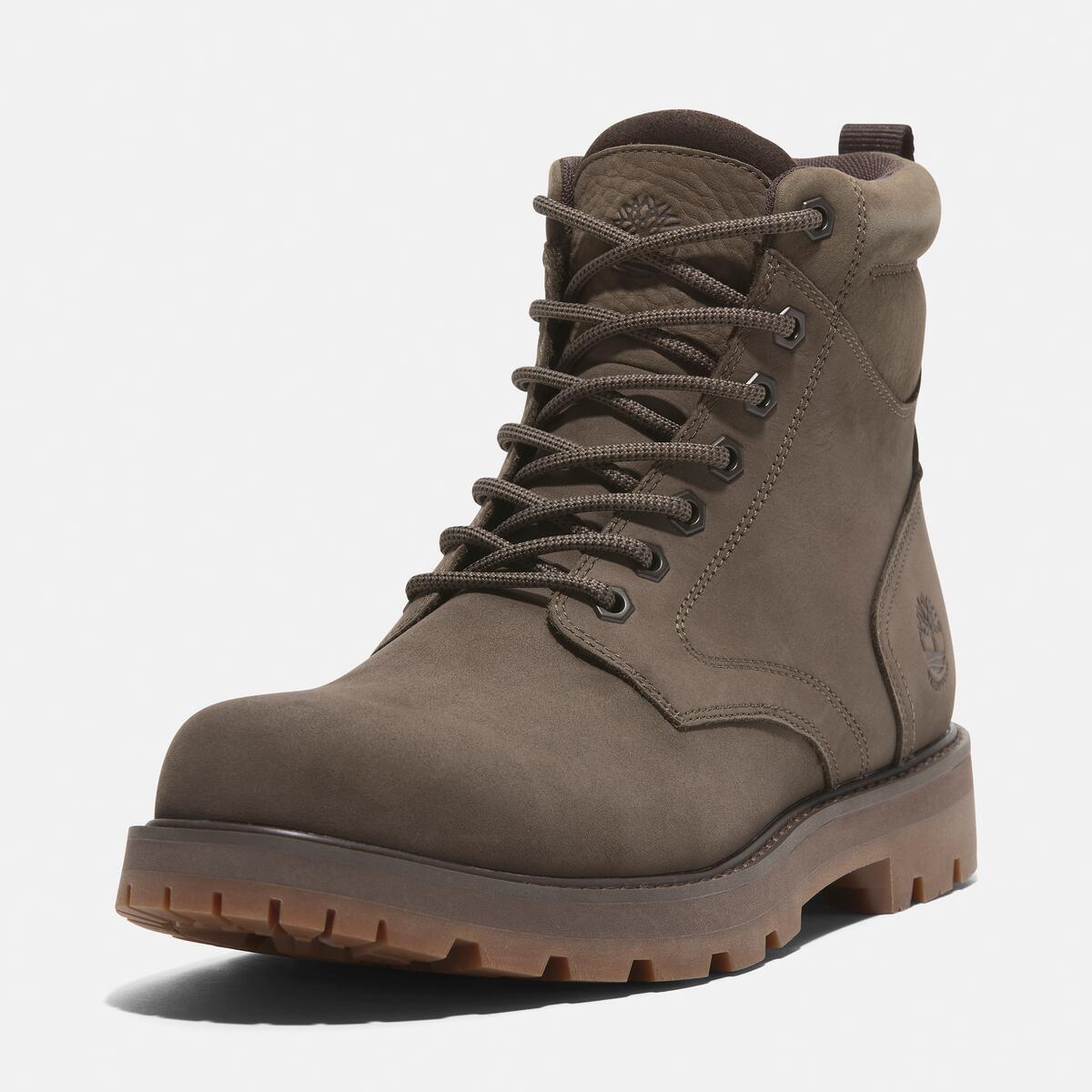 TIMBERLAND Men's Britton Road Waterproof Boot Medium Brown Nubuck - Image 9