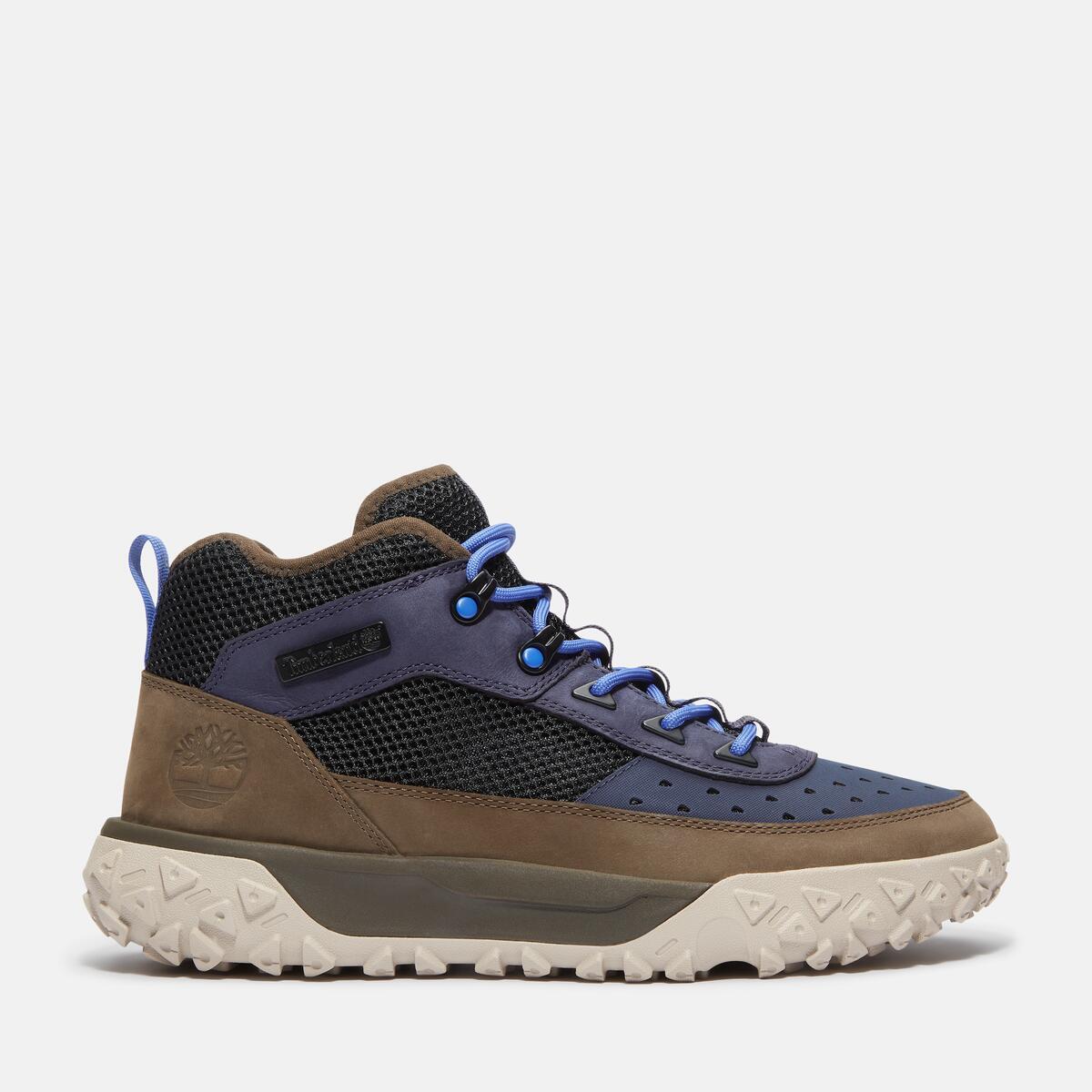Buy Men's Greenstride Motion 6 Mid in Dark Blue Nubuck - Online at