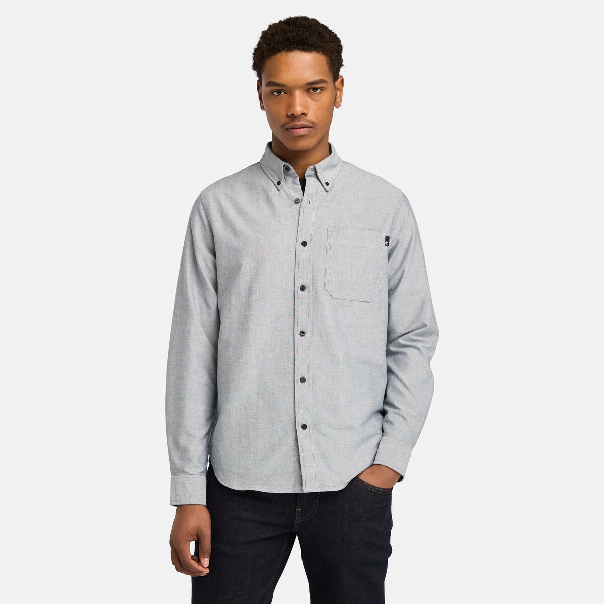 Buy Men s Oxford Shirt in Dark Sapphire Yd Online at TIMBERLAND Timberland NZ