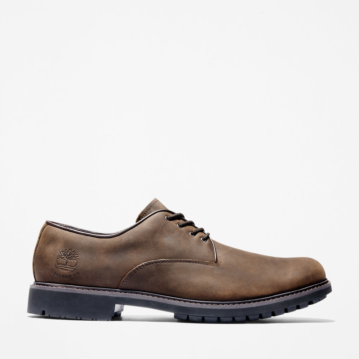 Buy Men's Stormbucks Waterproof Oxford in Dark Brown Nubuck
