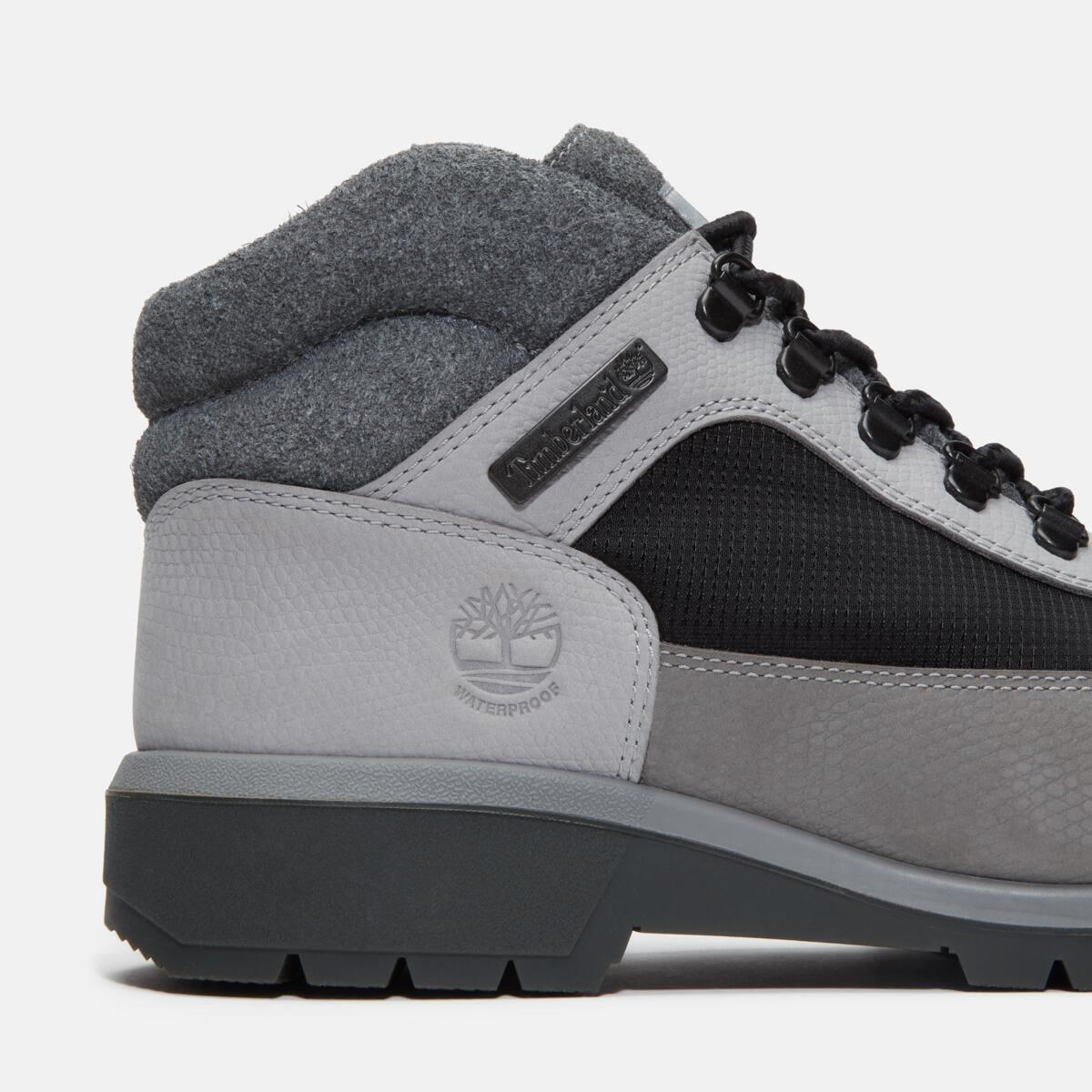 TIMBERLAND Men's Waterproof Field Boot Medium Grey Nubuck - Image 7