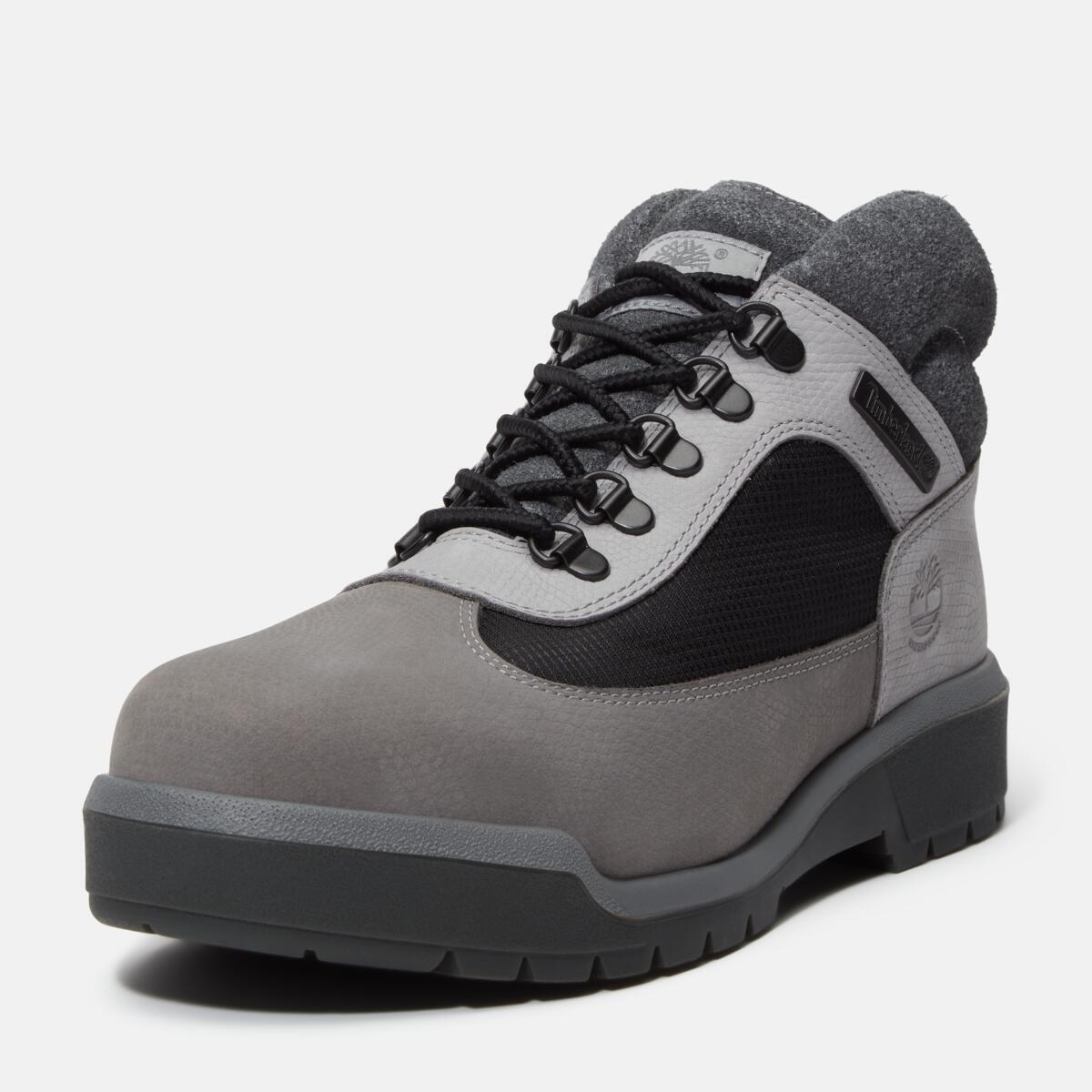 TIMBERLAND Men's Waterproof Field Boot Medium Grey Nubuck - Image 9