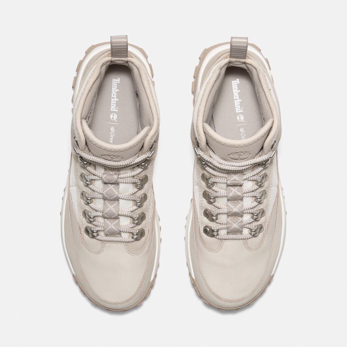 TIMBERLAND Women's Greenstride Motion 6 Waterproof Mid White Nubuck - Image 3