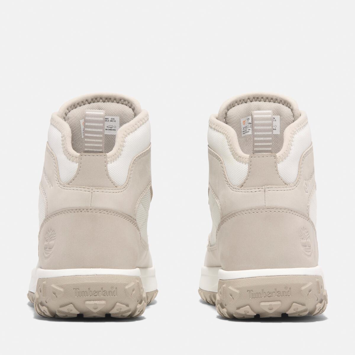 TIMBERLAND Women's Greenstride Motion 6 Waterproof Mid White Nubuck - Image 5