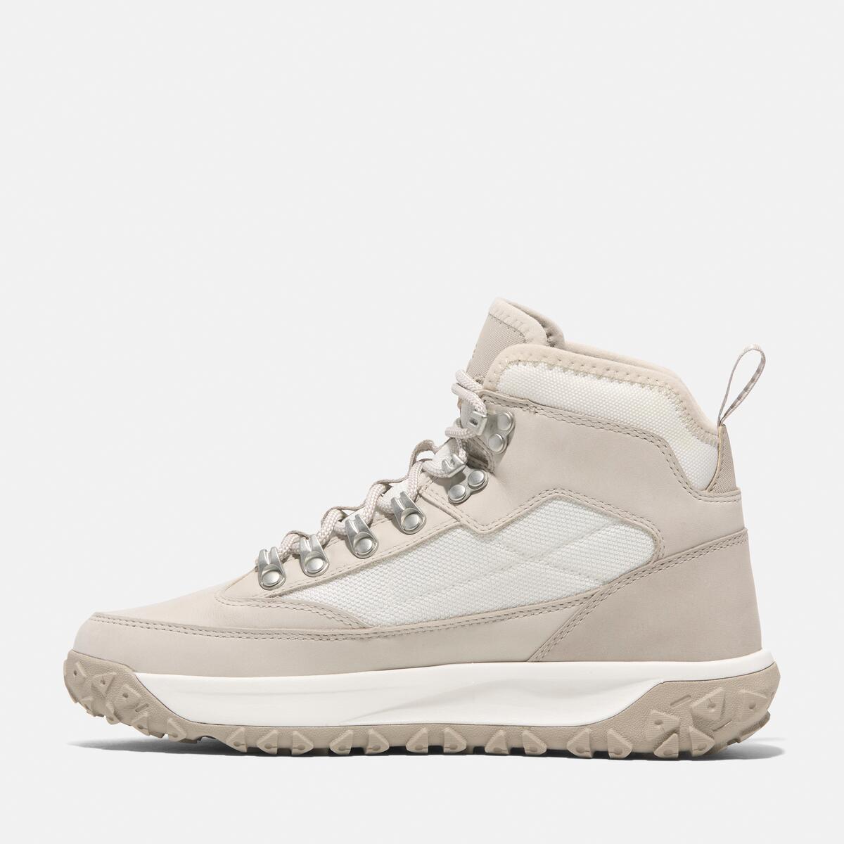 TIMBERLAND Women's Greenstride Motion 6 Waterproof Mid White Nubuck - Image 6