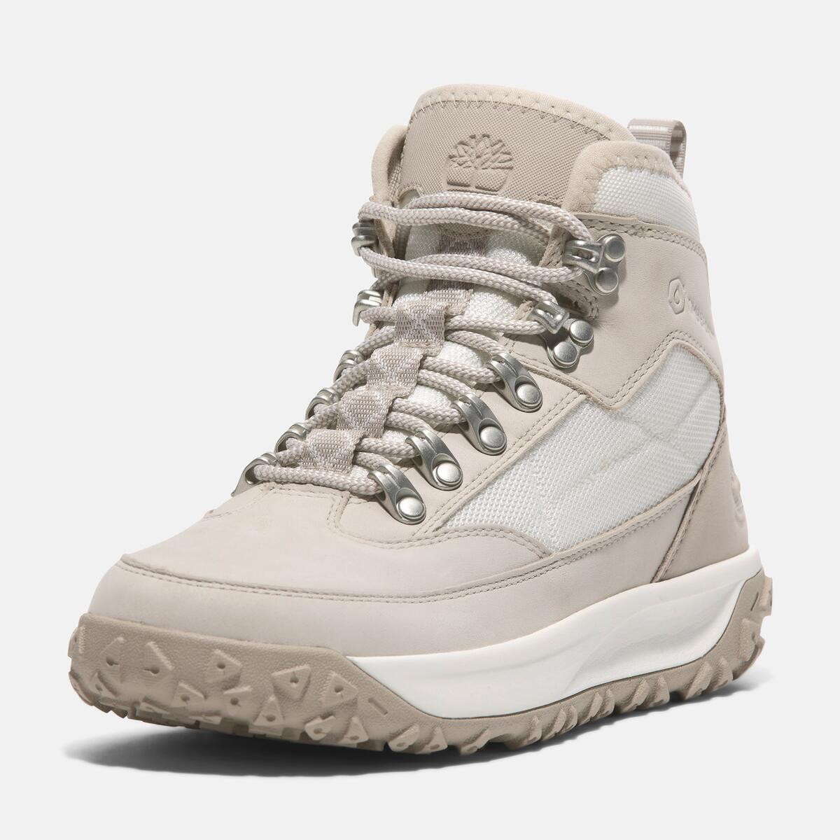 TIMBERLAND Women's Greenstride Motion 6 Waterproof Mid White Nubuck - Image 9