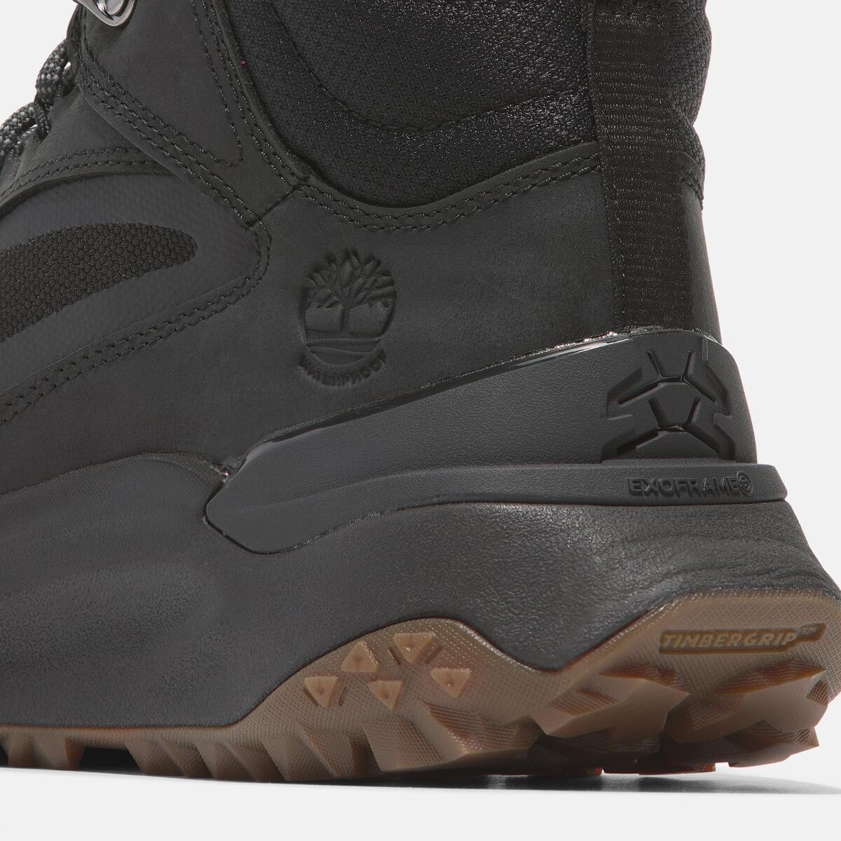 TIMBERLAND Women's Motion Access Waterproof Mid Black Leather - Image 7