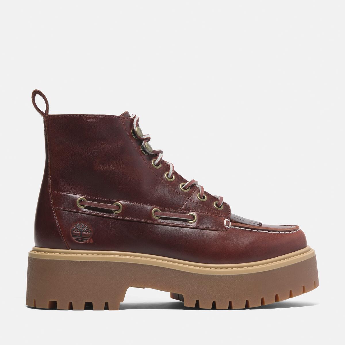 Buy Women's Stone Street Mid Boot in Burgundy Full Grain Online