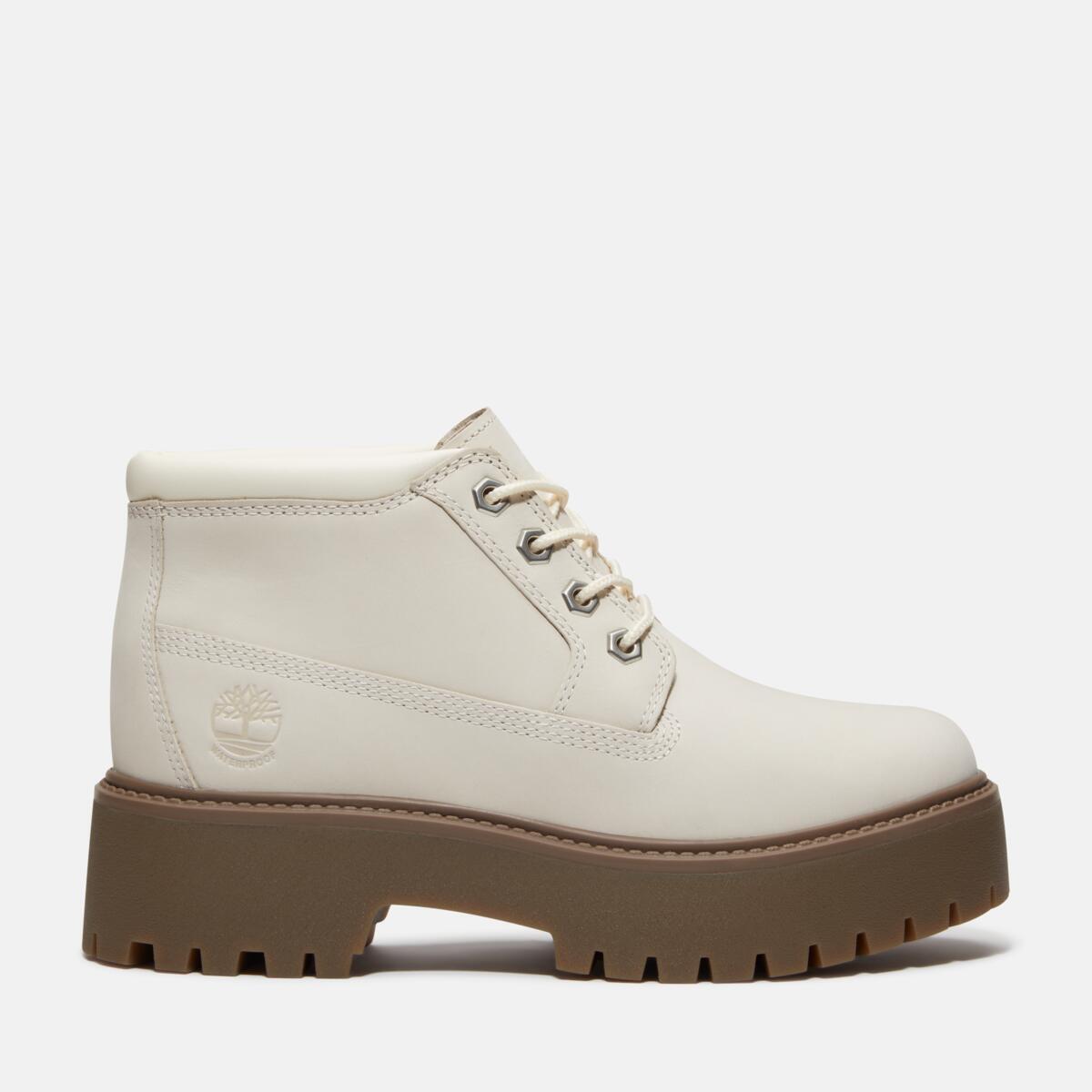 Buy Women's Stone Street Waterproof Mid in Natural Nubuck