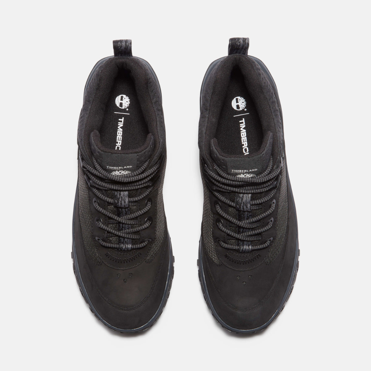 TIMBERLAND Mens Motion 7 Waterproof Mid Black Nubuck - Image 3