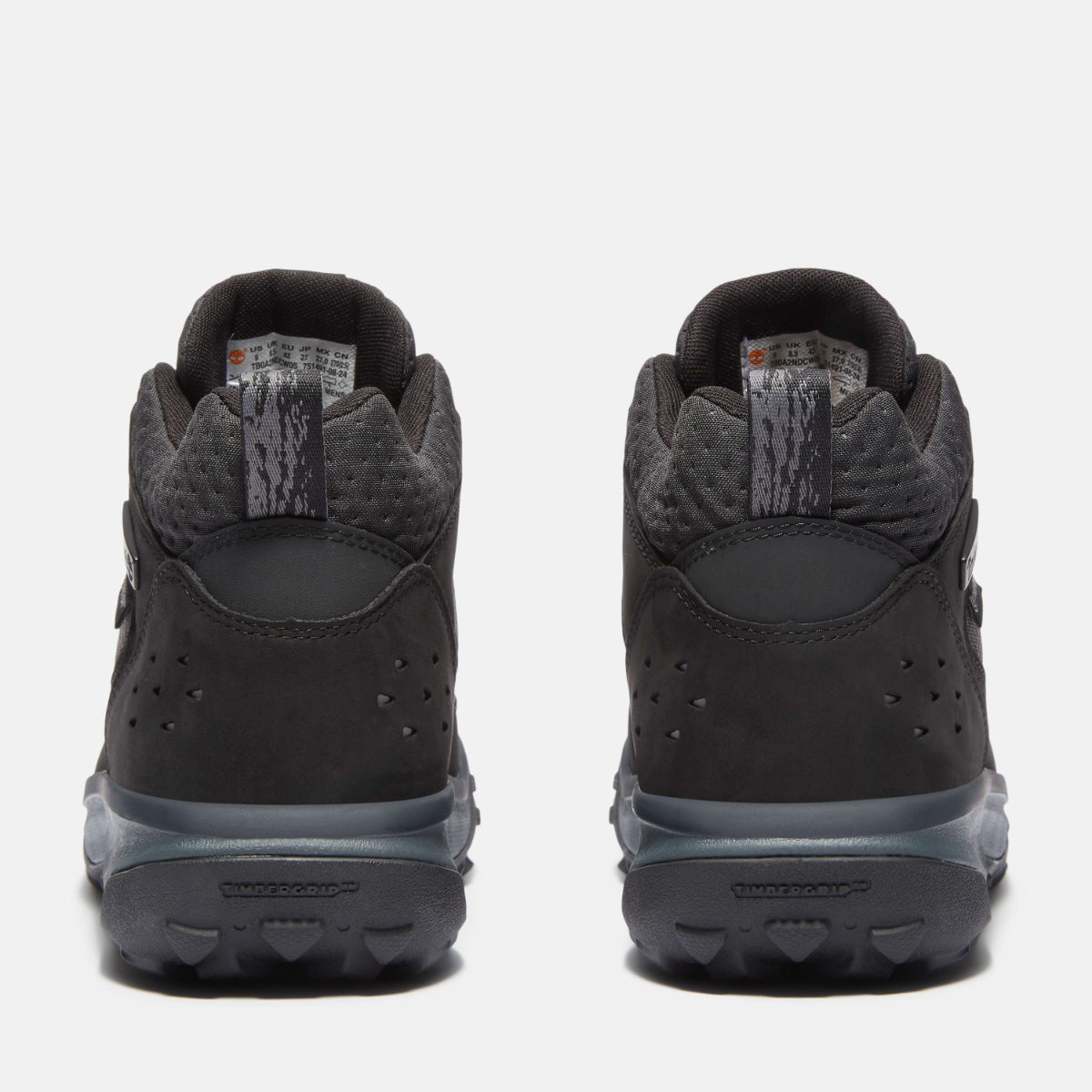 TIMBERLAND Mens Motion 7 Waterproof Mid Black Nubuck - Image 5