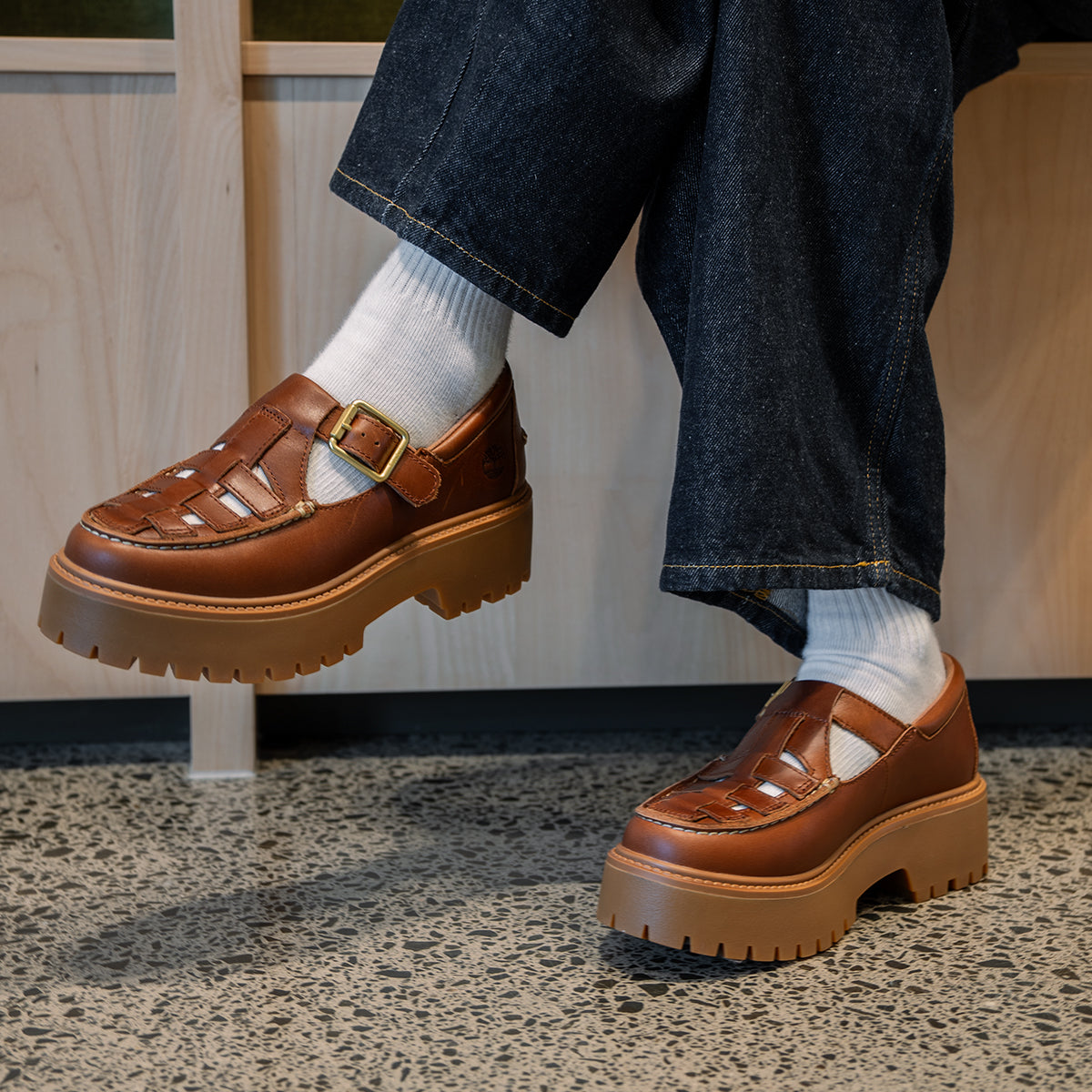 Womens Platform timbs styled