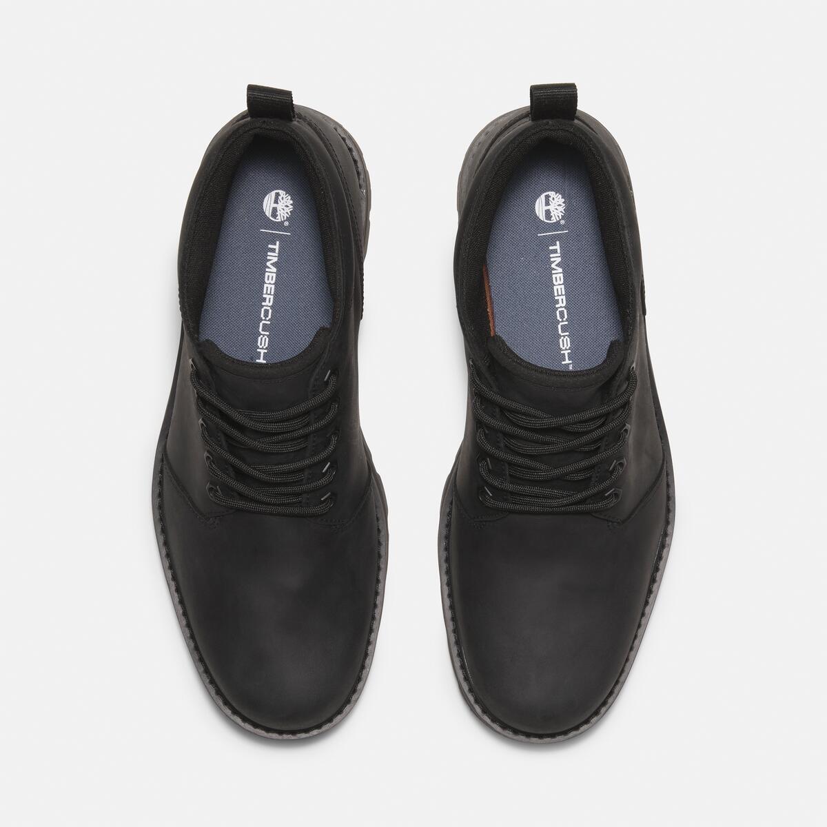 TIMBERLAND Men's Britton Road Waterproof Chukka Black Full Grain - Image 3