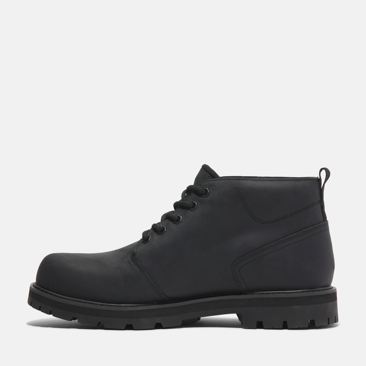 TIMBERLAND Men's Britton Road Waterproof Chukka Black Full Grain - Image 6