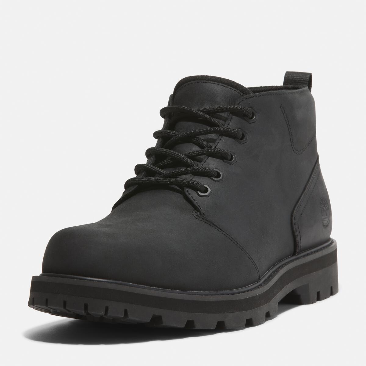 TIMBERLAND Men's Britton Road Waterproof Chukka Black Full Grain - Image 9