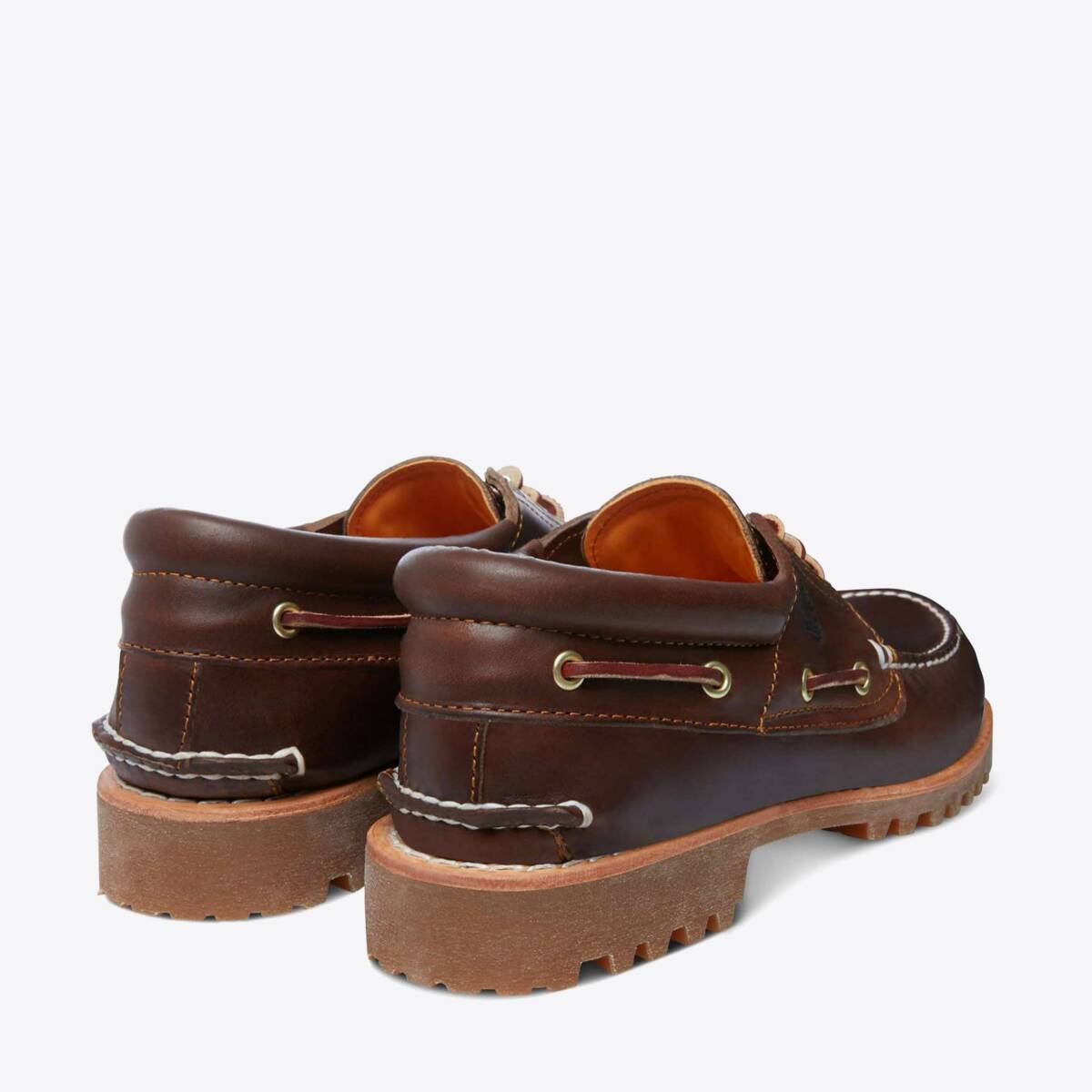 TIMBERLAND Men's Heritage 3-Eye Classic Lug Medium Brown Full-Grain - Image 5