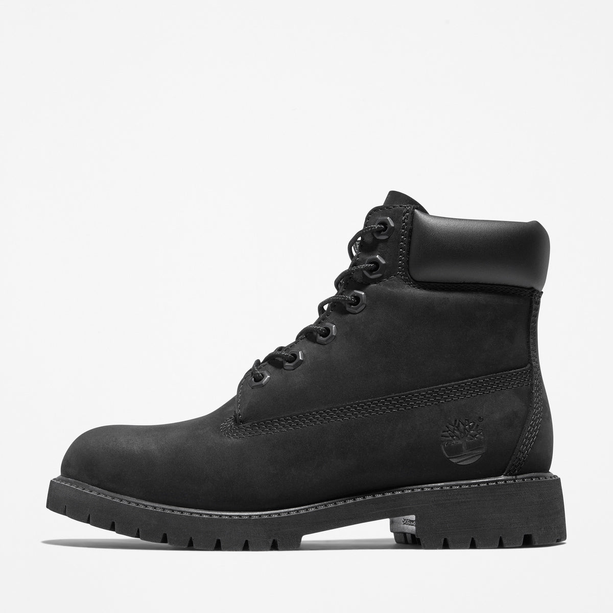 TIMBERLAND Junior 6-Inch Premium Waterproof Boot Black Nubuck - Image 4