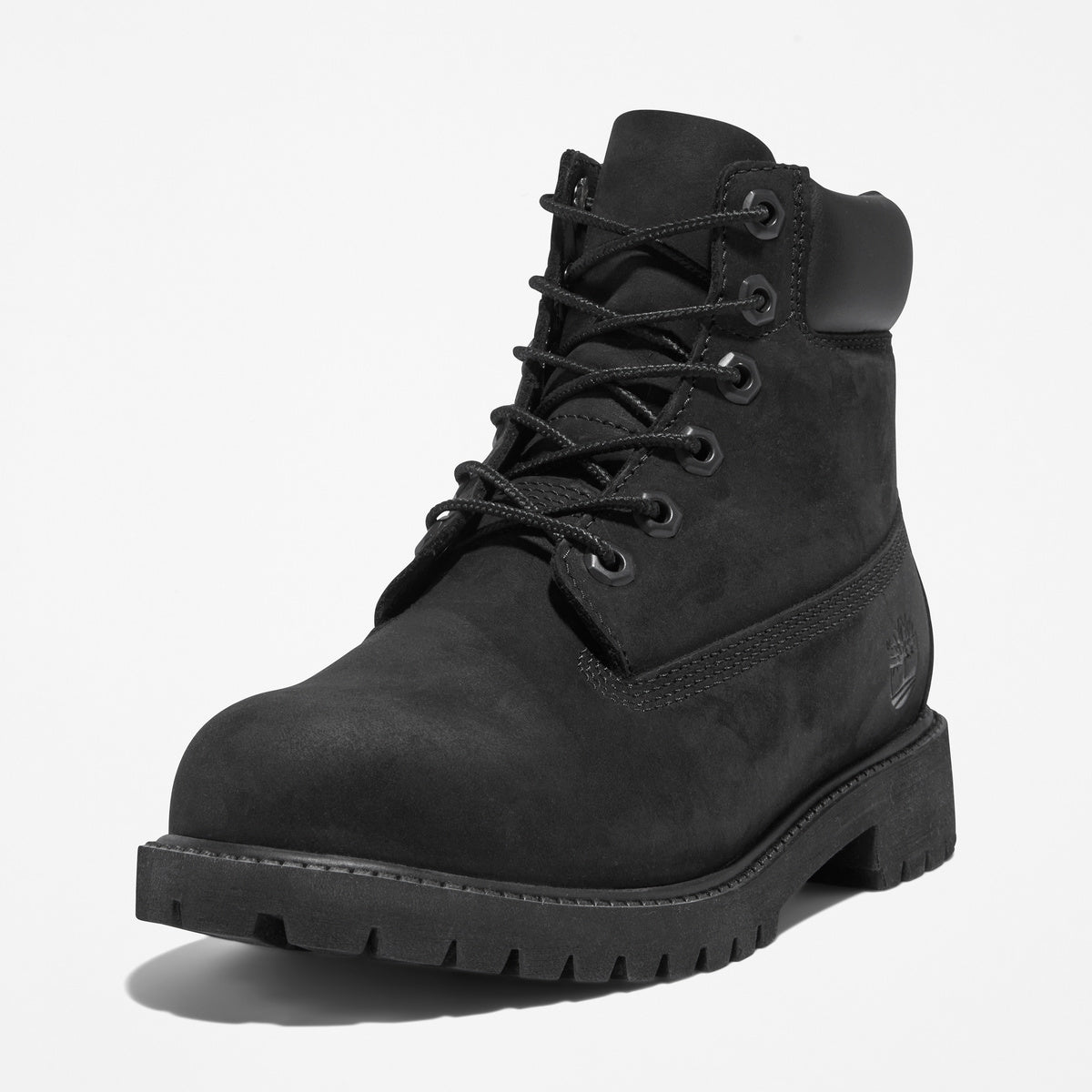 TIMBERLAND Junior 6-Inch Premium Waterproof Boot Black Nubuck - Image 5