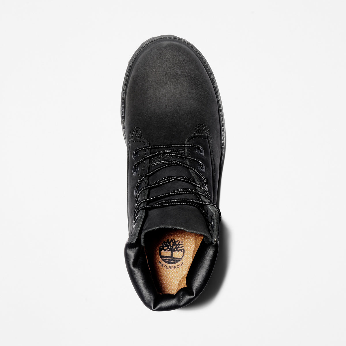 TIMBERLAND Junior 6-Inch Premium Waterproof Boot Black Nubuck - Image 7