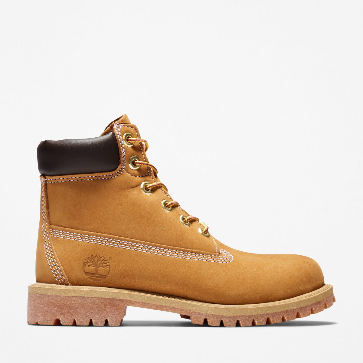 TIMBERLAND Junior 6-Inch Premium Waterproof Boot Wheat Nubuck - Image 1