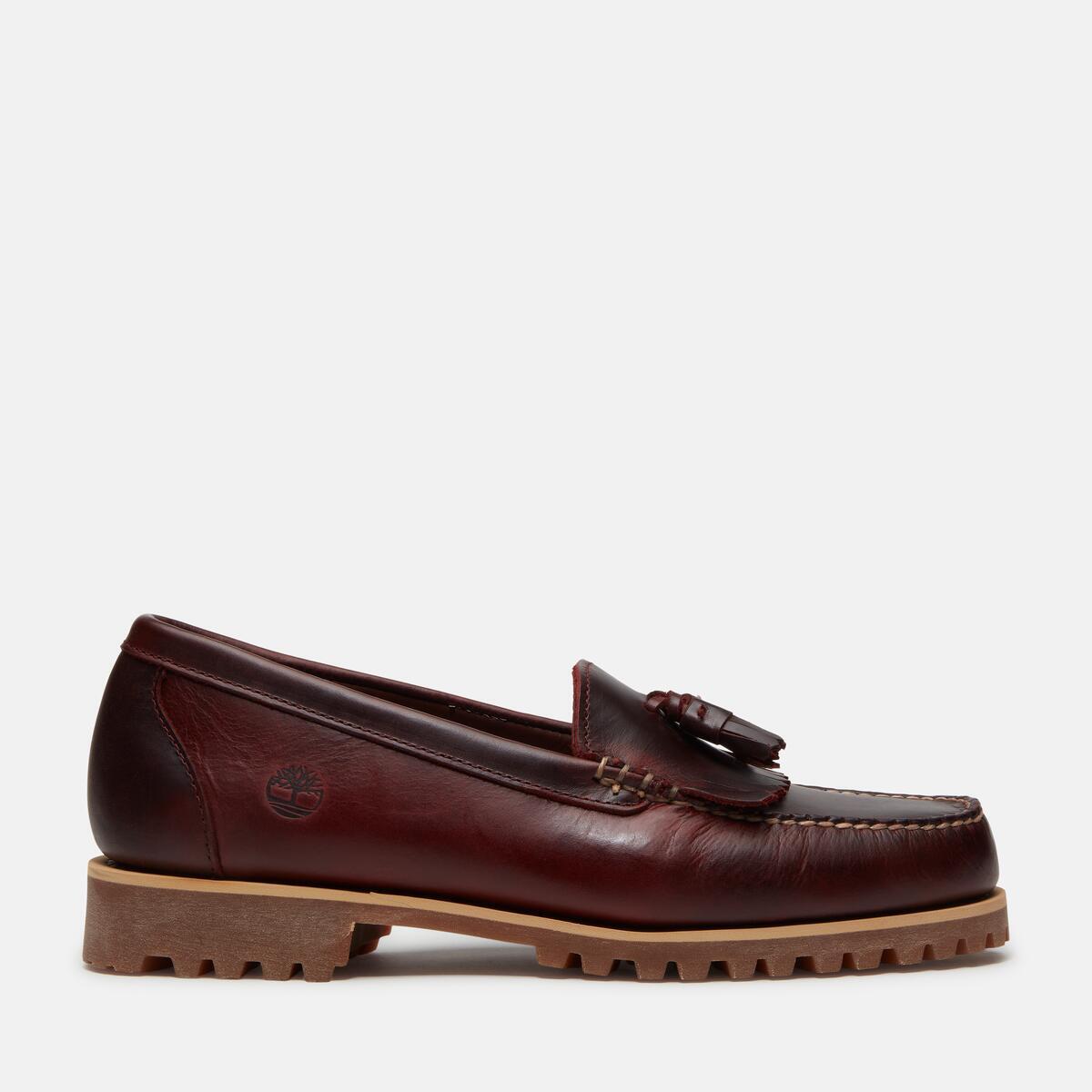 TIMBERLAND Men's Authentic Loafer Burgundy Full Grain - Image 1