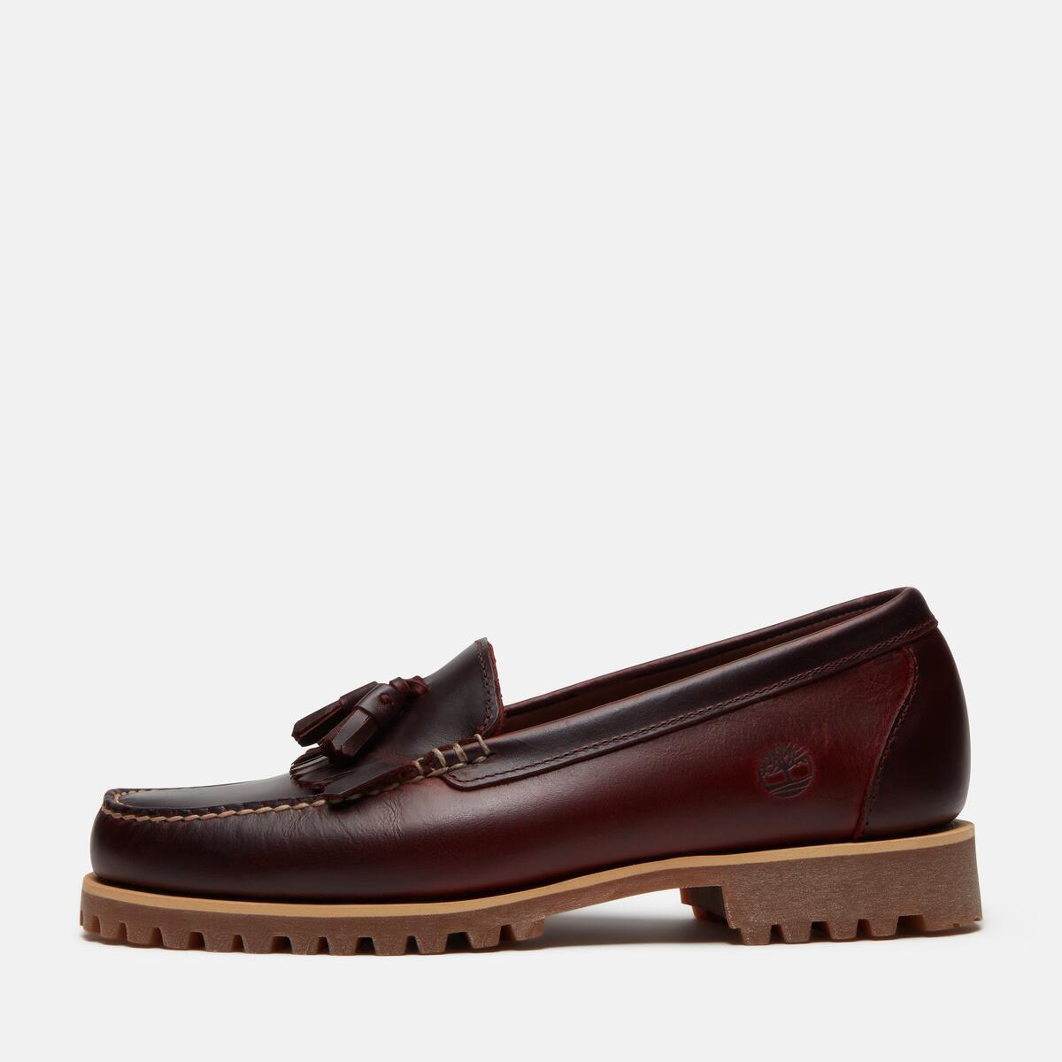 TIMBERLAND Men's Authentic Loafer Burgundy Full Grain - Image 7