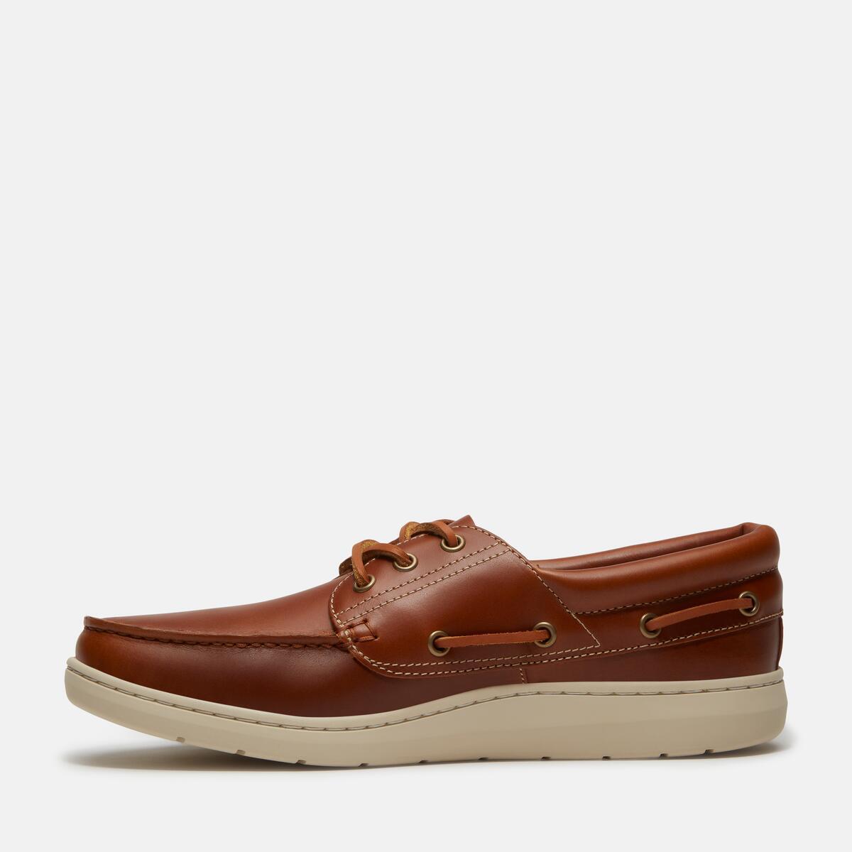 TIMBERLAND Men's Portofino Pier Boat Shoe Medium Brown Full Grain - Image 6
