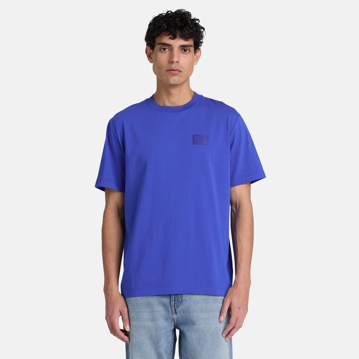 TIMBERLAND Men's Silicon Badge Tee Surf The Web - Image 1