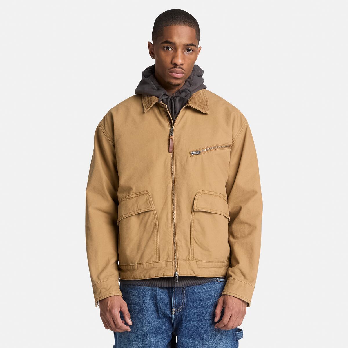 TIMBERLAND Men's Strafford Canvas Jacket Ermine - Image 1