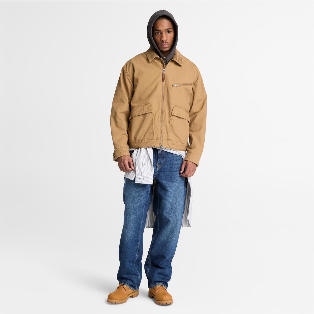 TIMBERLAND Men's Strafford Canvas Jacket Ermine - Image 2
