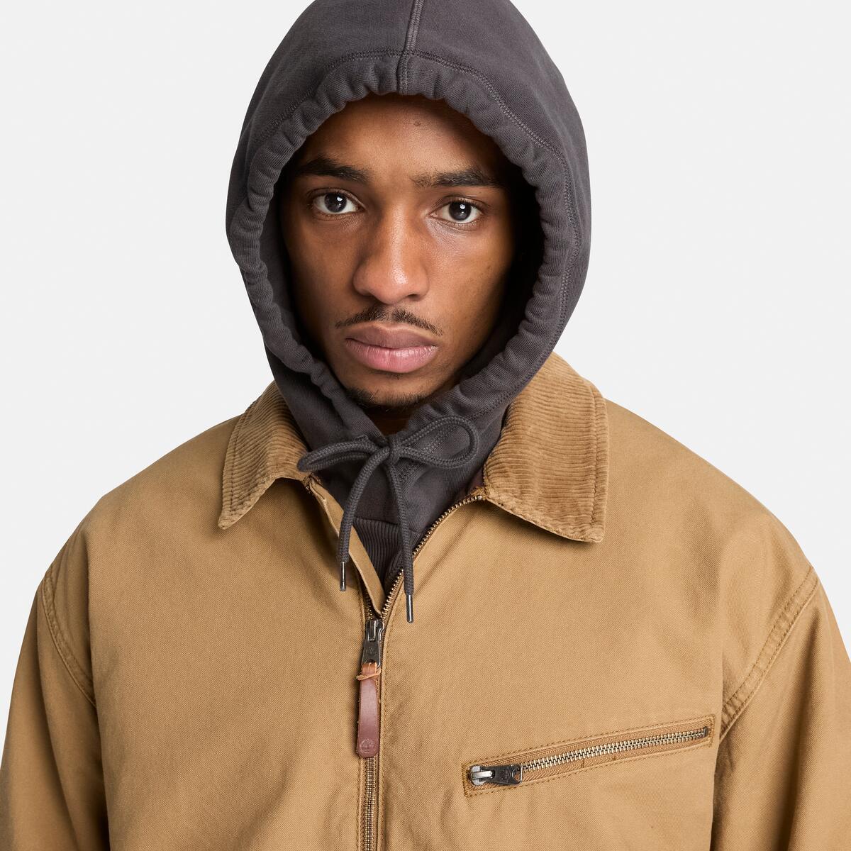 TIMBERLAND Men's Strafford Canvas Jacket Ermine - Image 3