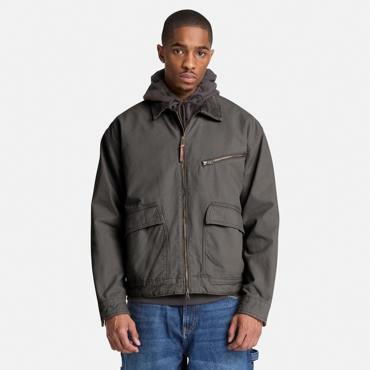 TIMBERLAND Men's Strafford Canvas Jacket Vintage Black - Image 1