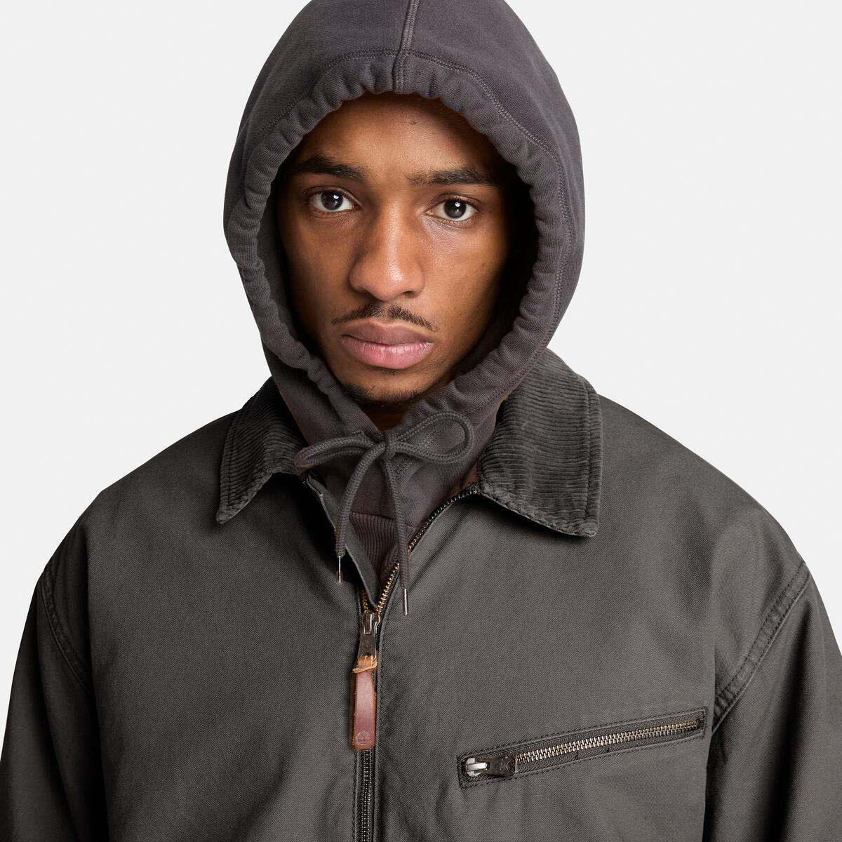 TIMBERLAND Men's Strafford Canvas Jacket Vintage Black - Image 3