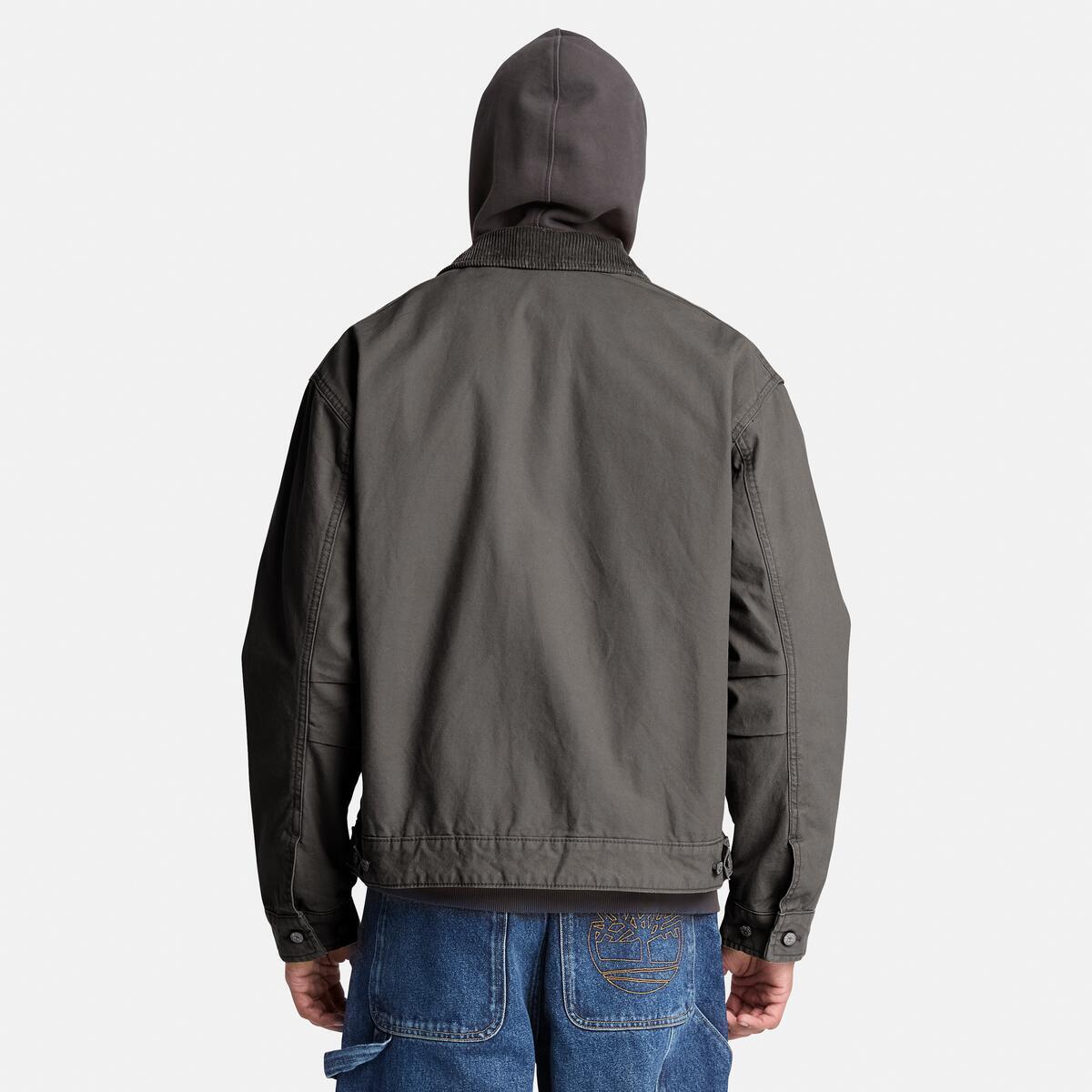 TIMBERLAND Men's Strafford Canvas Jacket Vintage Black - Image 4