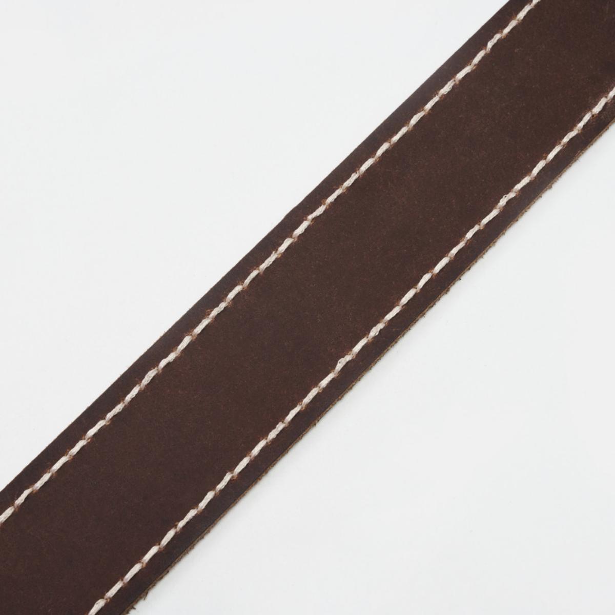 TIMBERLAND Men's 38MM Handstitch Belt Brown - Image 3