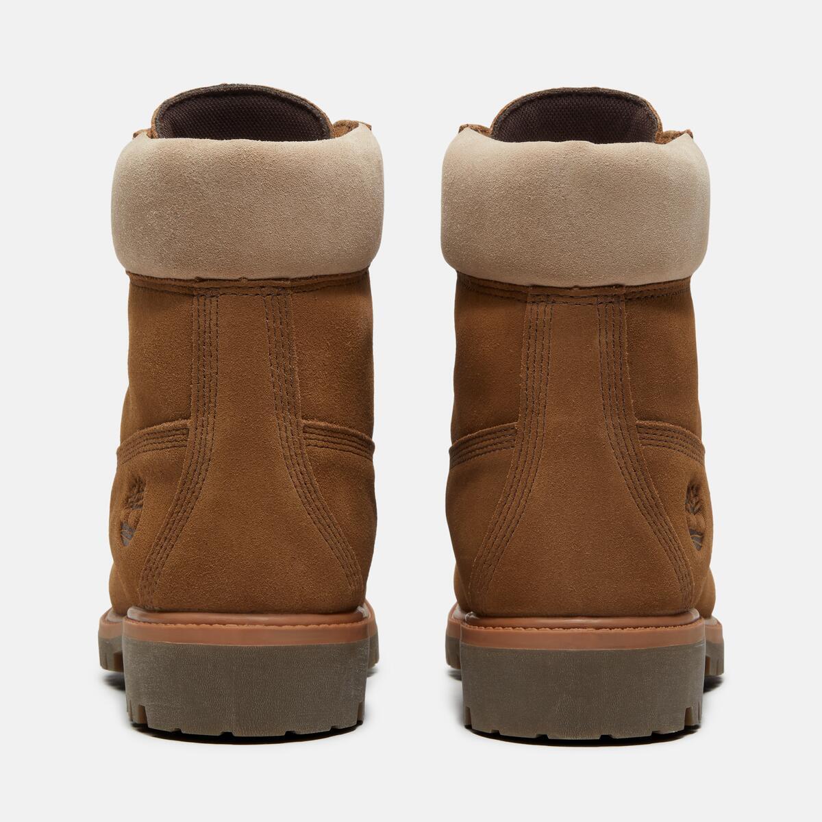 TIMBERLAND Men's 6-Inch Heritage Waterproof Boot Medium Brown Suede - Image 6