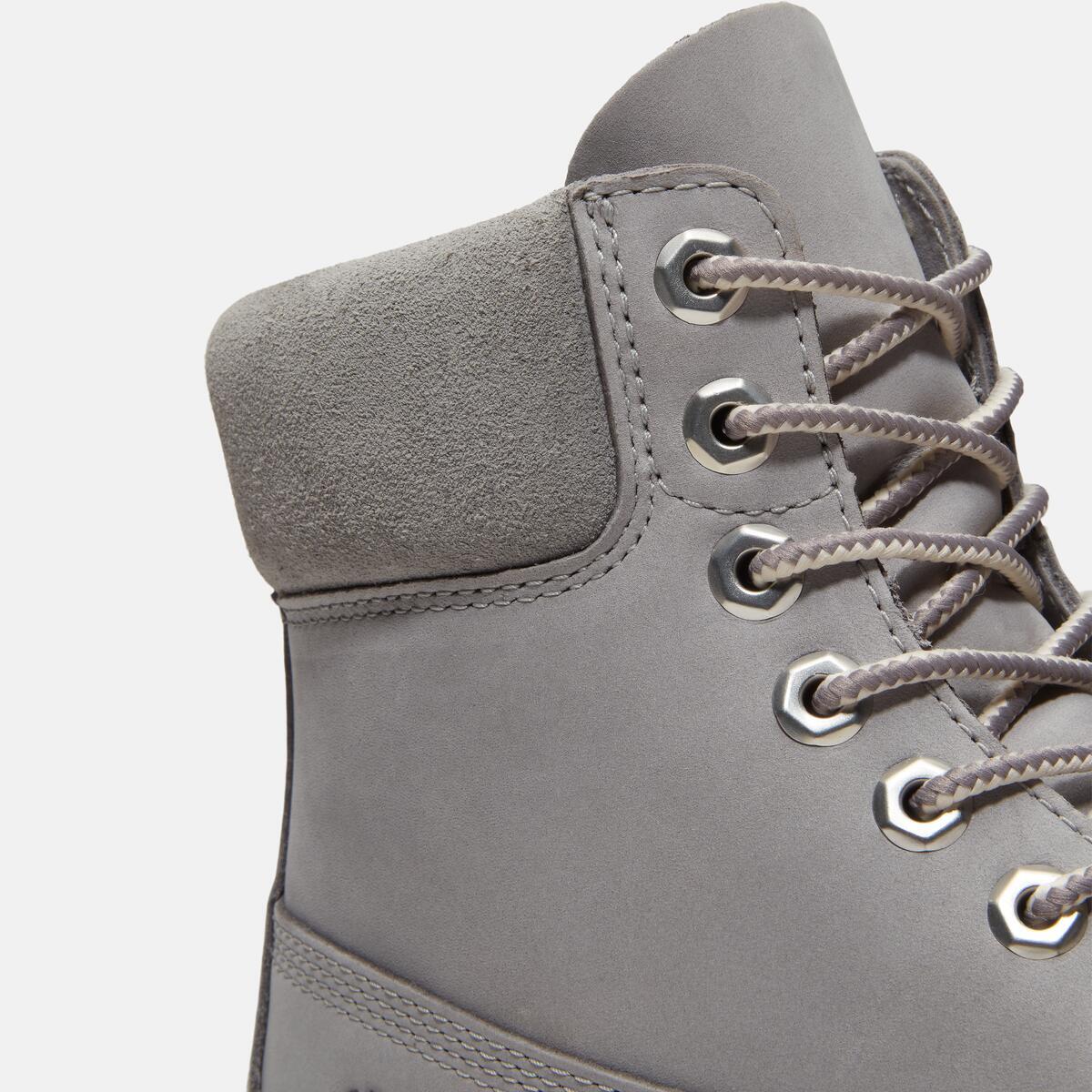 TIMBERLAND Men's 6-Inch Heritage Waterproof Boot Medium Greyout Nubuck - Image 7