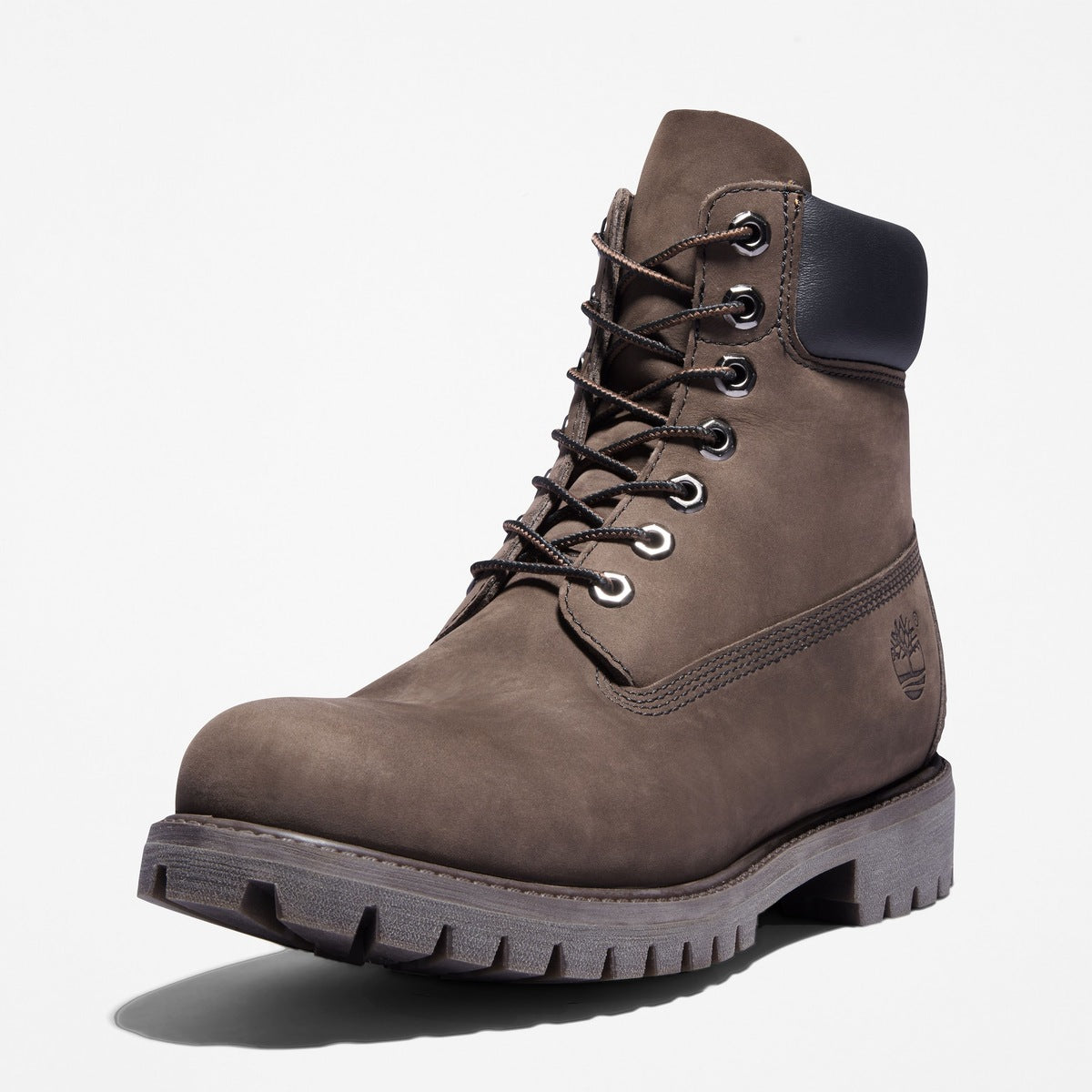 TIMBERLAND Men's 6-Inch Premium Waterproof Boot Medium Brown Nubuck - Image 2