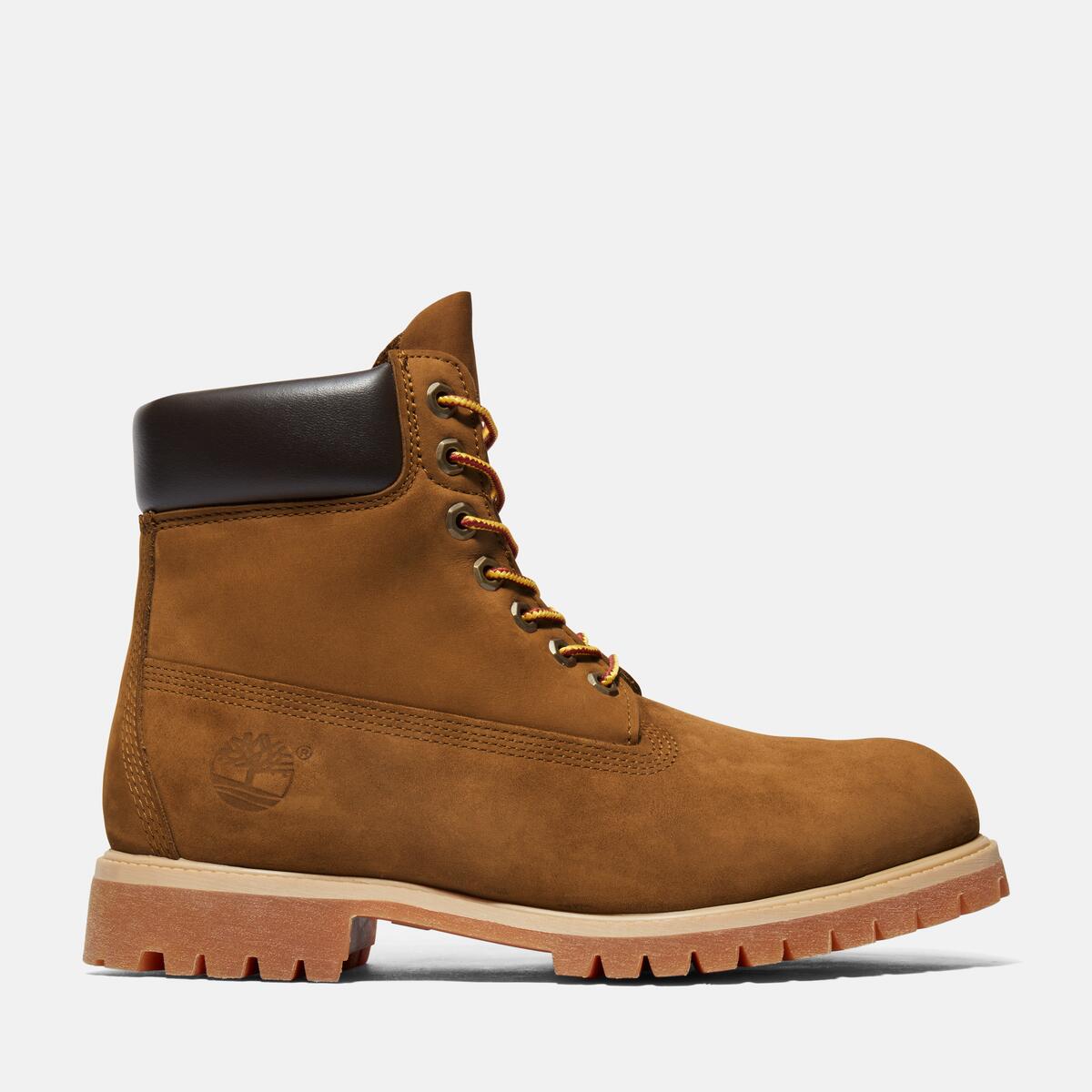 TIMBERLAND Men's 6-Inch Premium Waterproof Boot Dark Wheat Nubuck - Image 1