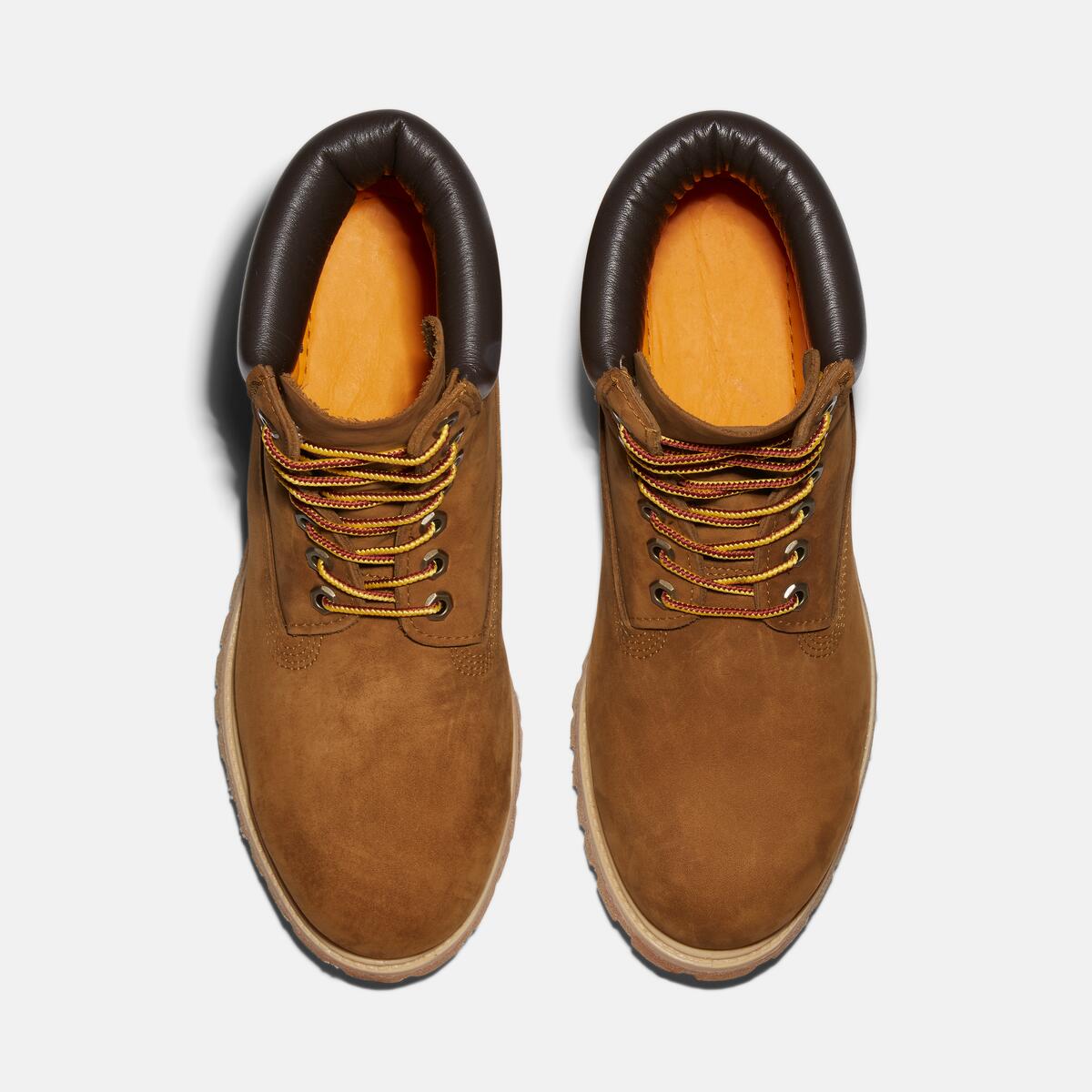 TIMBERLAND Men's 6-Inch Premium Waterproof Boot Dark Wheat Nubuck - Image 2
