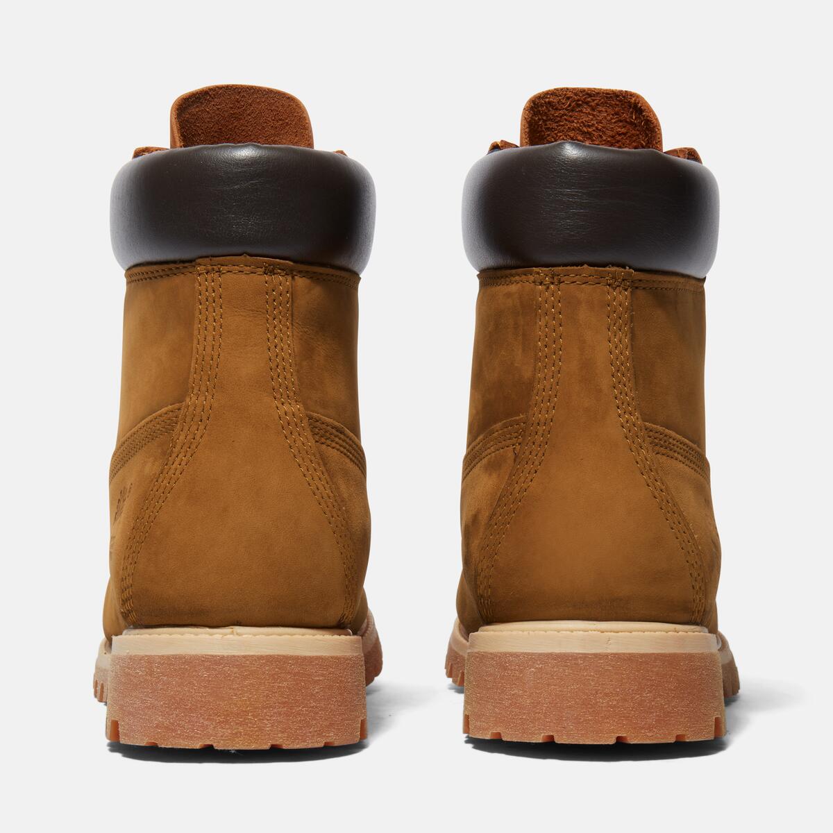 TIMBERLAND Men's 6-Inch Premium Waterproof Boot Dark Wheat Nubuck - Image 5