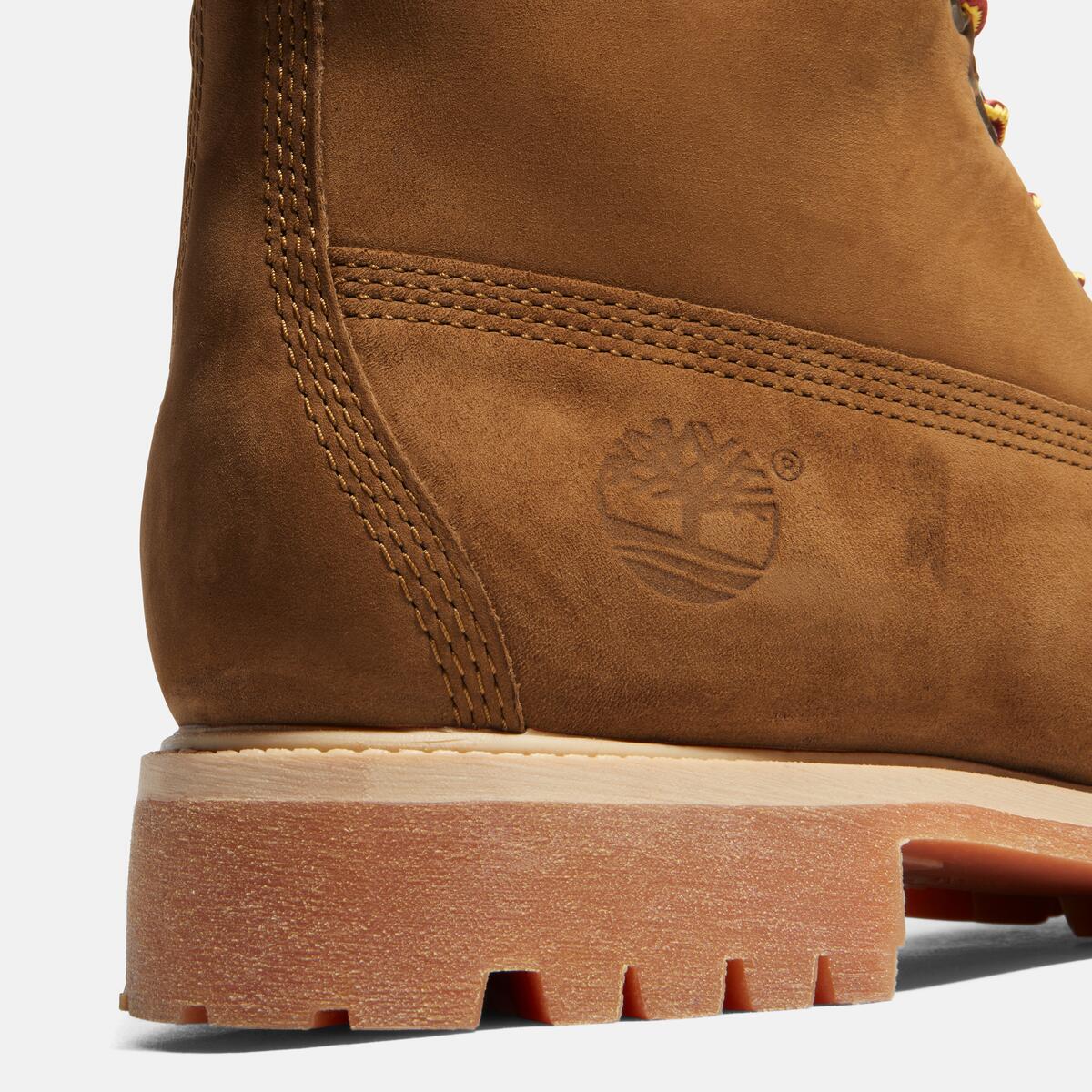 TIMBERLAND Men's 6-Inch Premium Waterproof Boot Dark Wheat Nubuck - Image 7