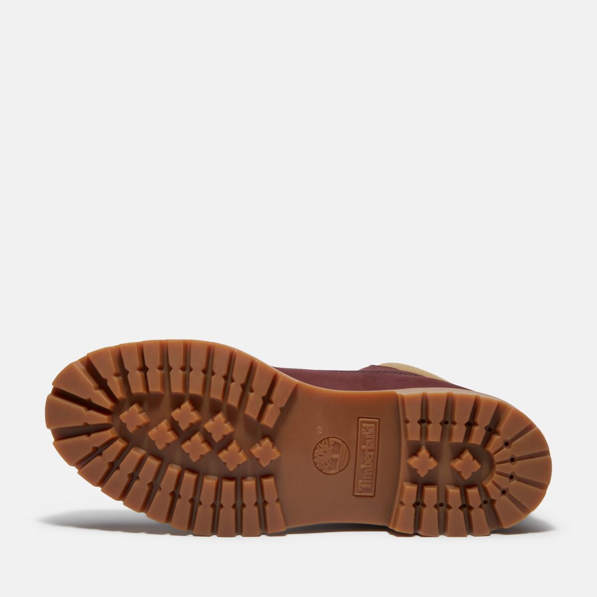 TIMBERLAND Men's 6-Inch Premium Waterproof Boot Burgundy Nubuck - Image 4